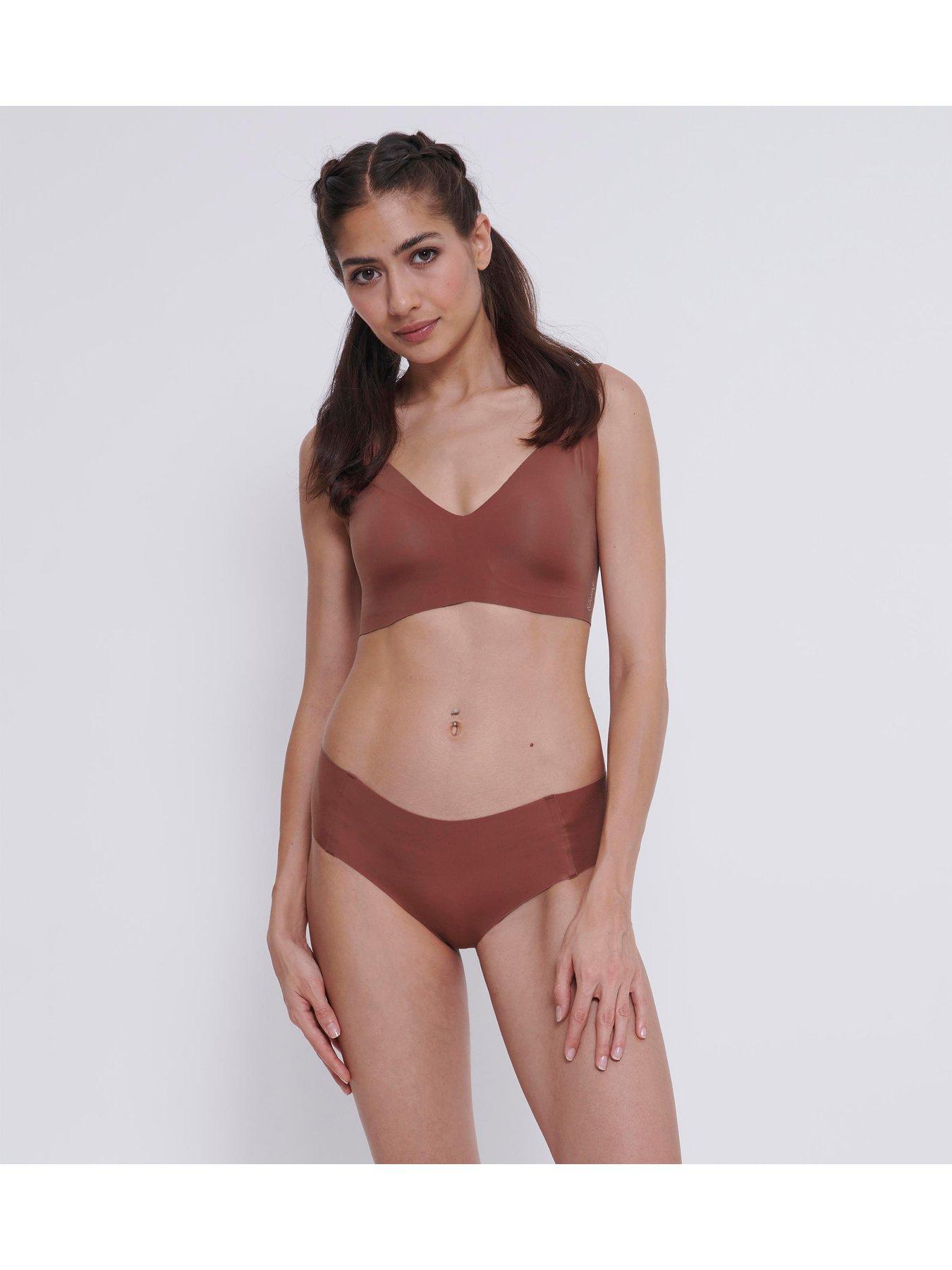 Image 3 of 6 of Sloggi ZERO Feel 2.0 Soft Bra - Burnt Henna Brown