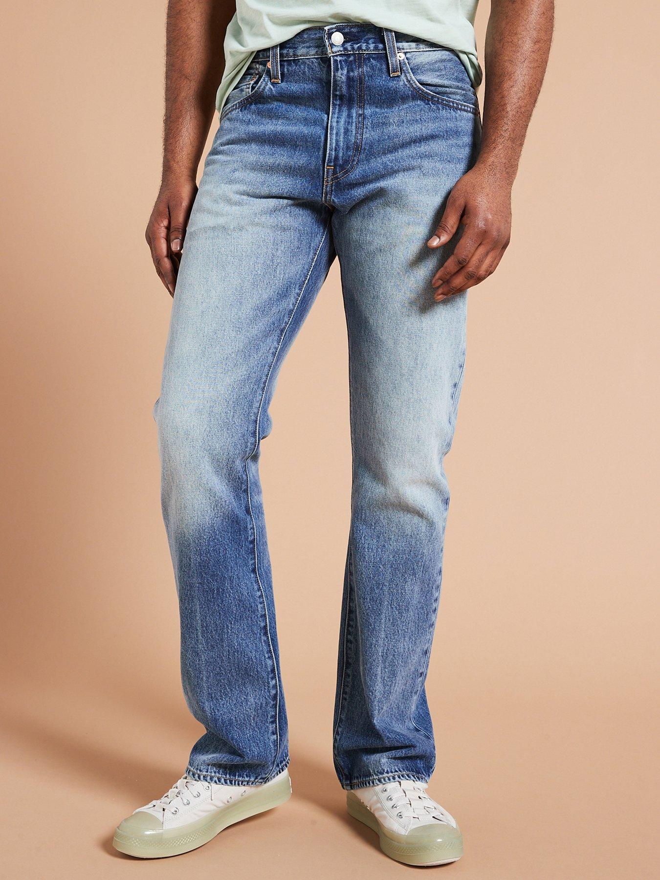 Levi's 517 Straight Bootcut Jeans - Bull Rush - Blue