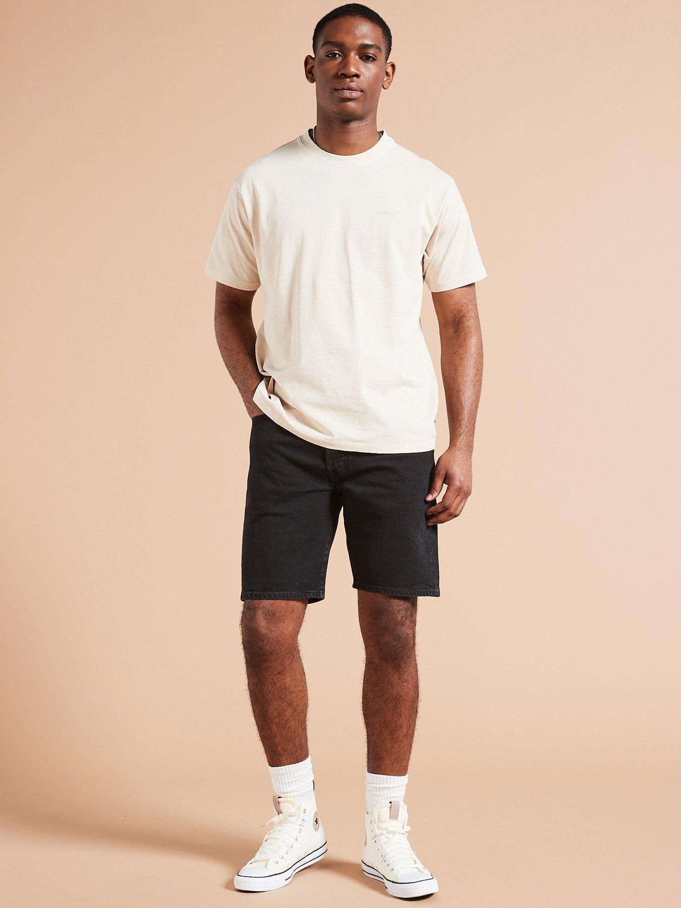 Levi s 501 Original Regular Fit Denim Shorts Black littlewoods