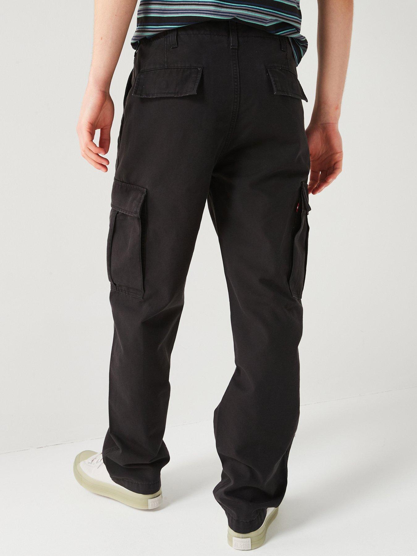 Image 2 of 6 of Levi's XX Straight Leg Cargo Trousers - Black