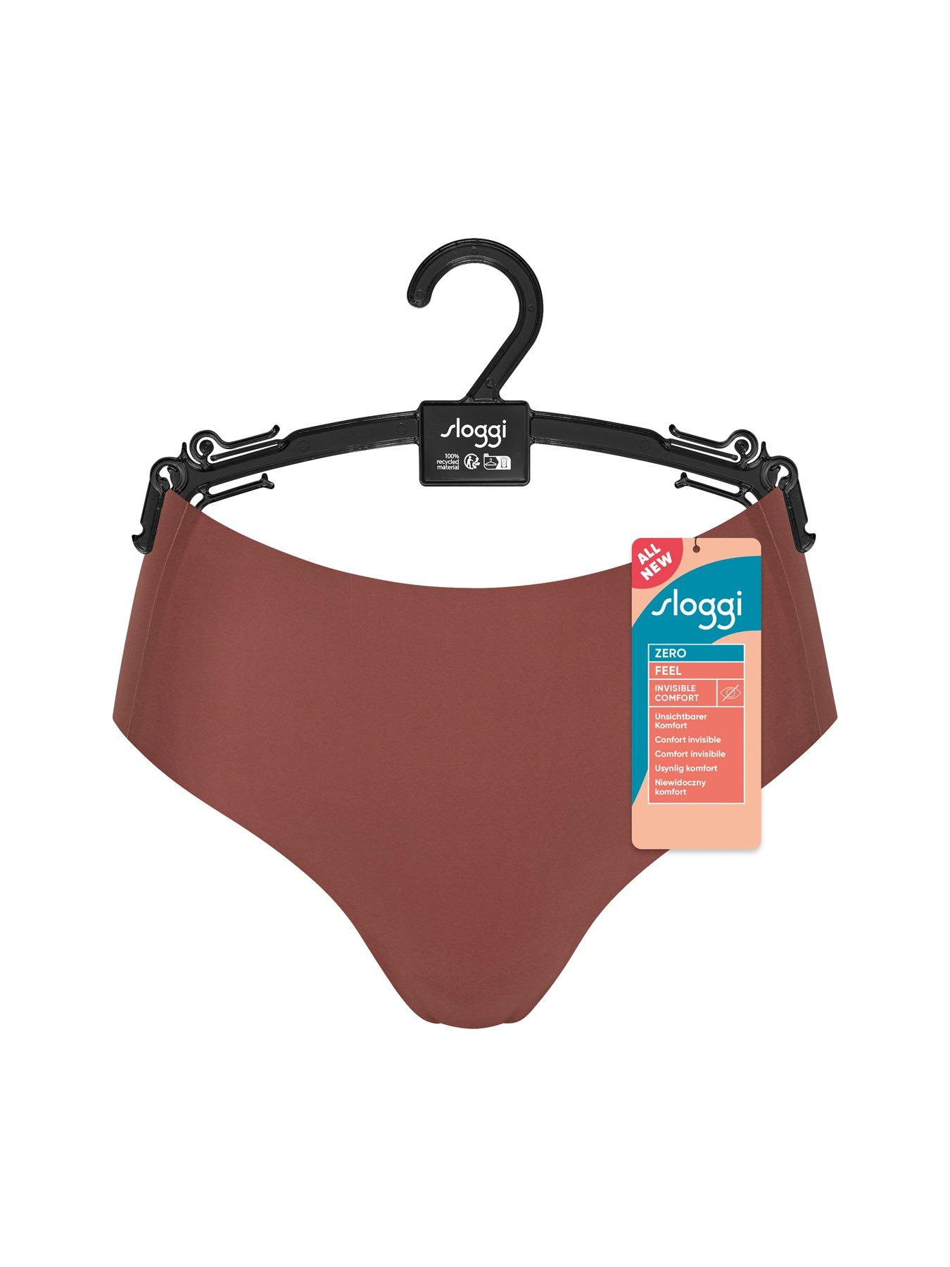  image of sloggi-zero-feel-20-high-waist-briefs-burnt-henna-brown