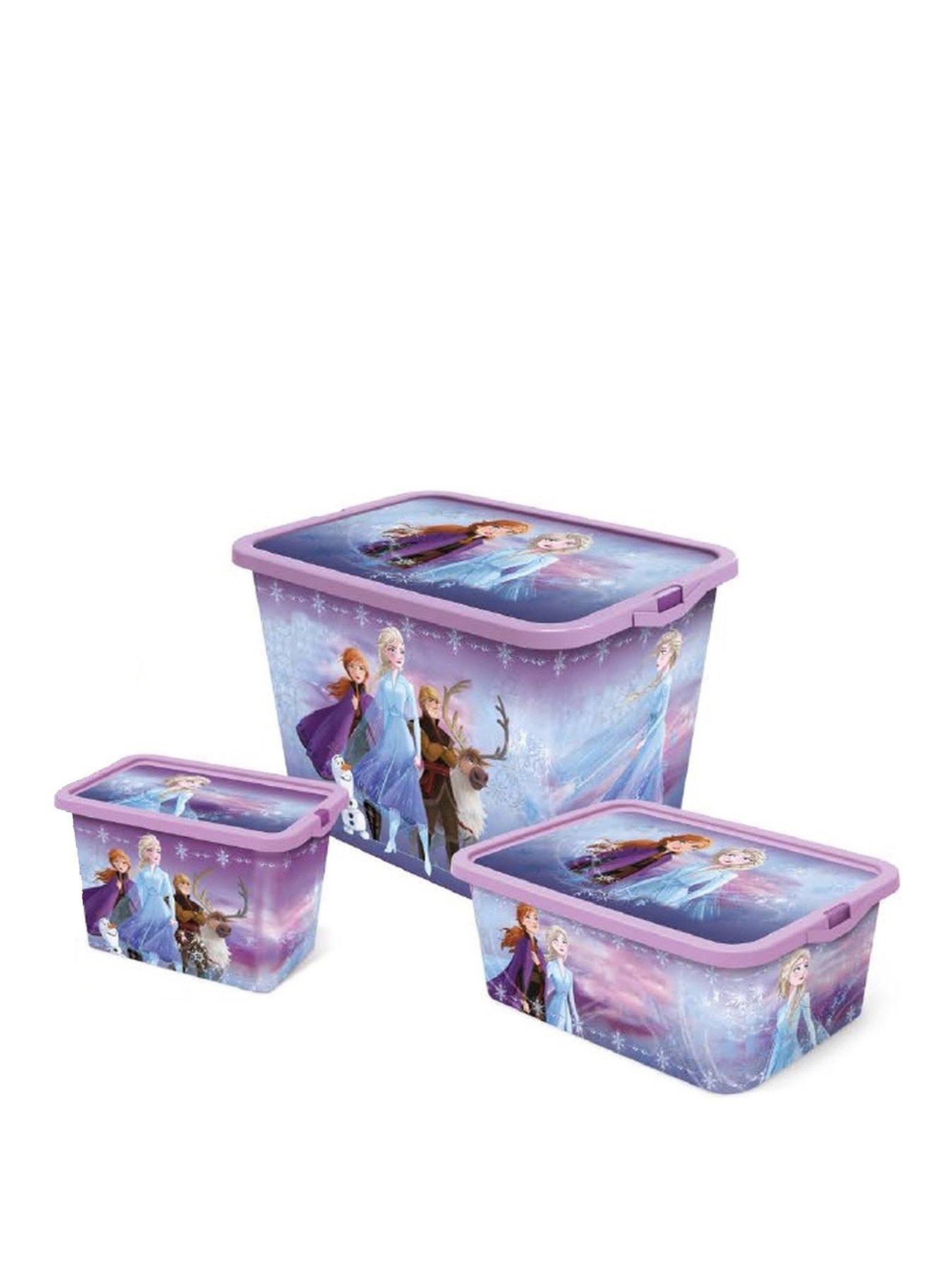 Disney Frozen Set Of 3 Frozen Storage Boxes