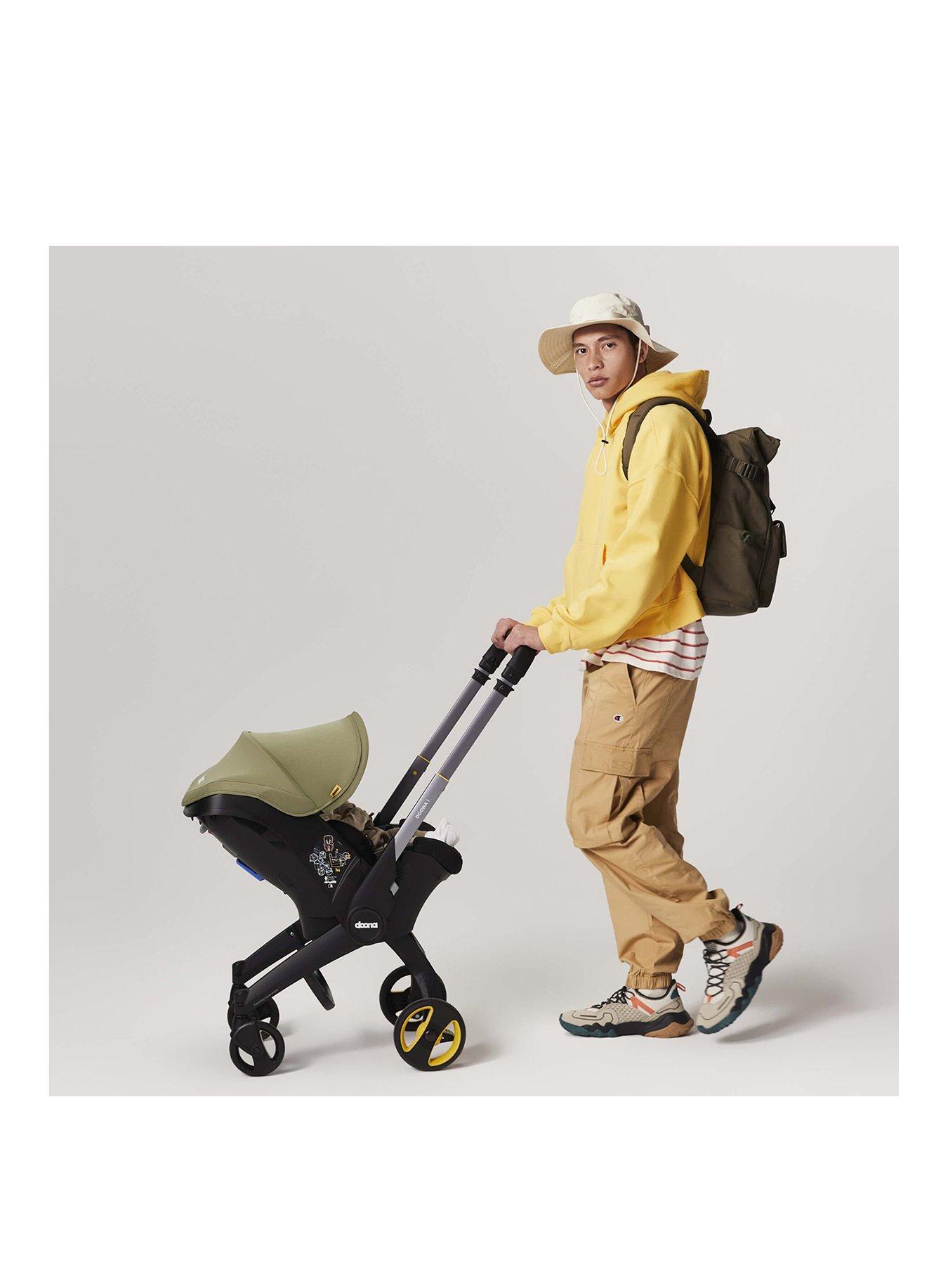 Image 2 of 7 of Doona Doona-i Infant Car Seat - Desert Green