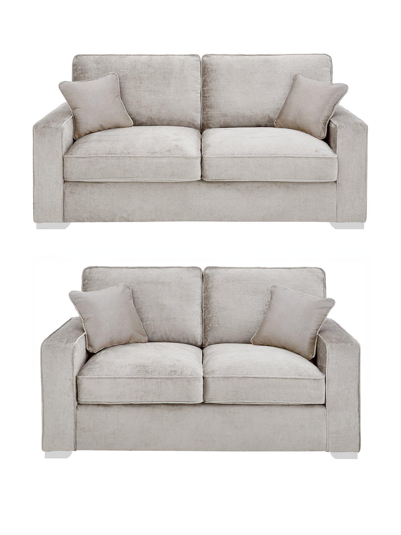 undefined Chicago Deluxe Fabric 3 Seater + 2 Seater Sofa Set (Buy and SAVE!) - Made to Order in the UK