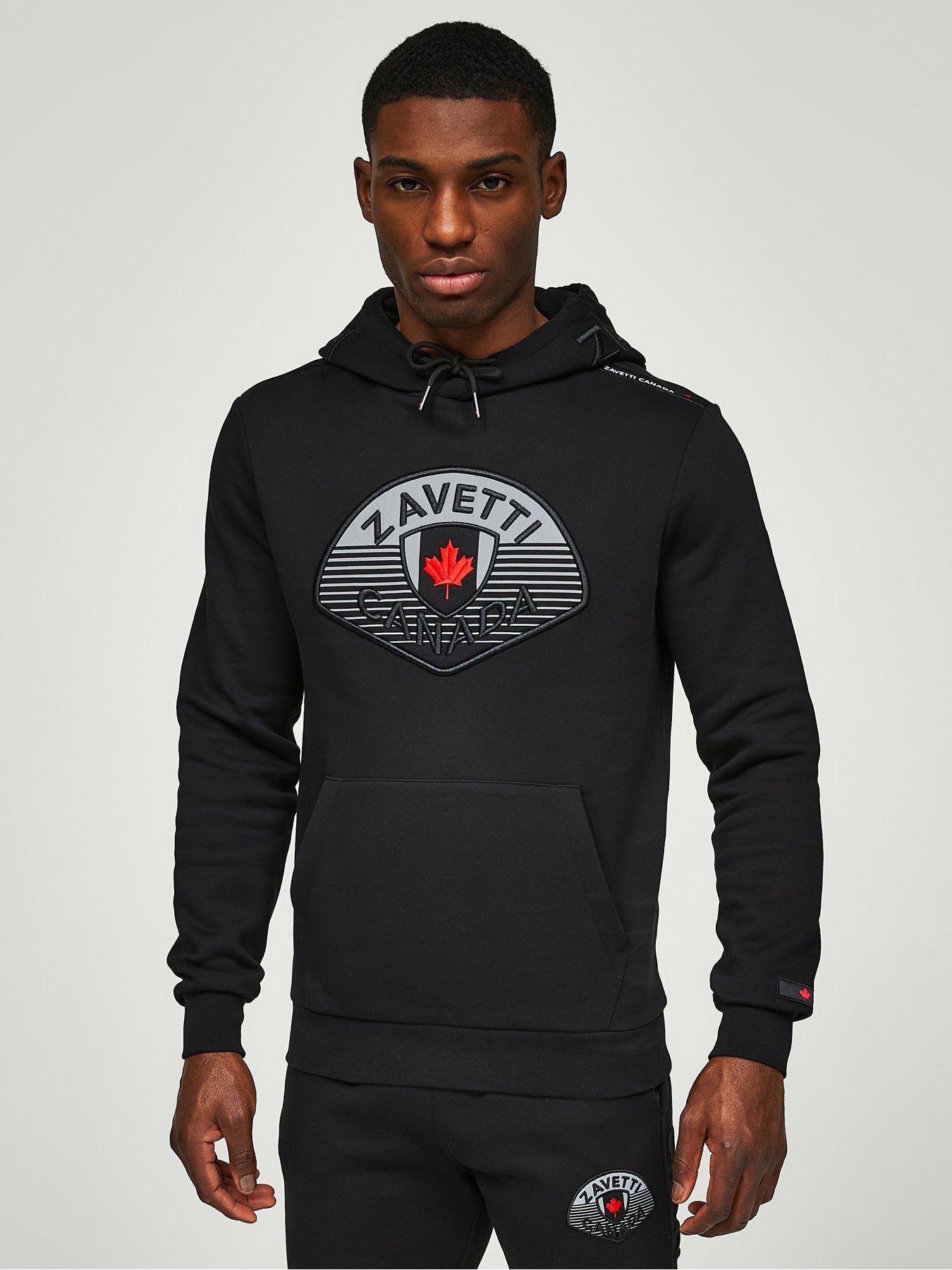 Zavetti Canada Botticini Reflective Over The Head Hoodie | littlewoods.com