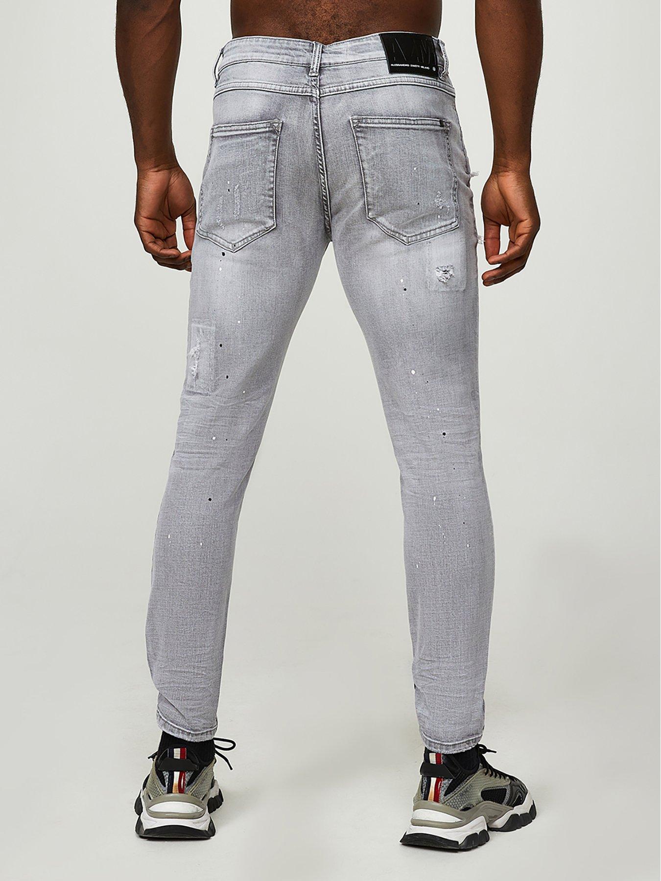 Alessandro Zavetti Argento Slim Fit Denim Jean