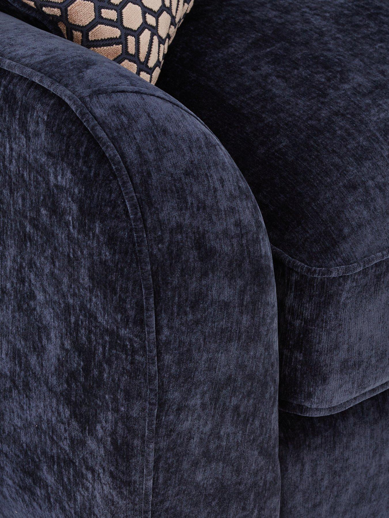 Image 3 of 4 of Very Home Verity 3 Seater + 2 Seater Sofa Set (Buy and SAVE!) - Navy&nbsp;- Made to Order in the UK