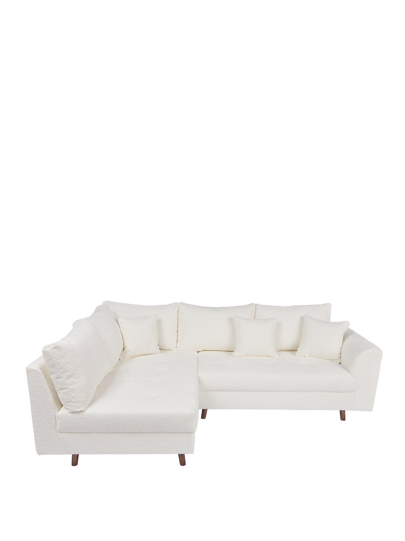  image of very-home-runenbspfabric-left-hand-cornernbspsofa-cream-fscreg-certified