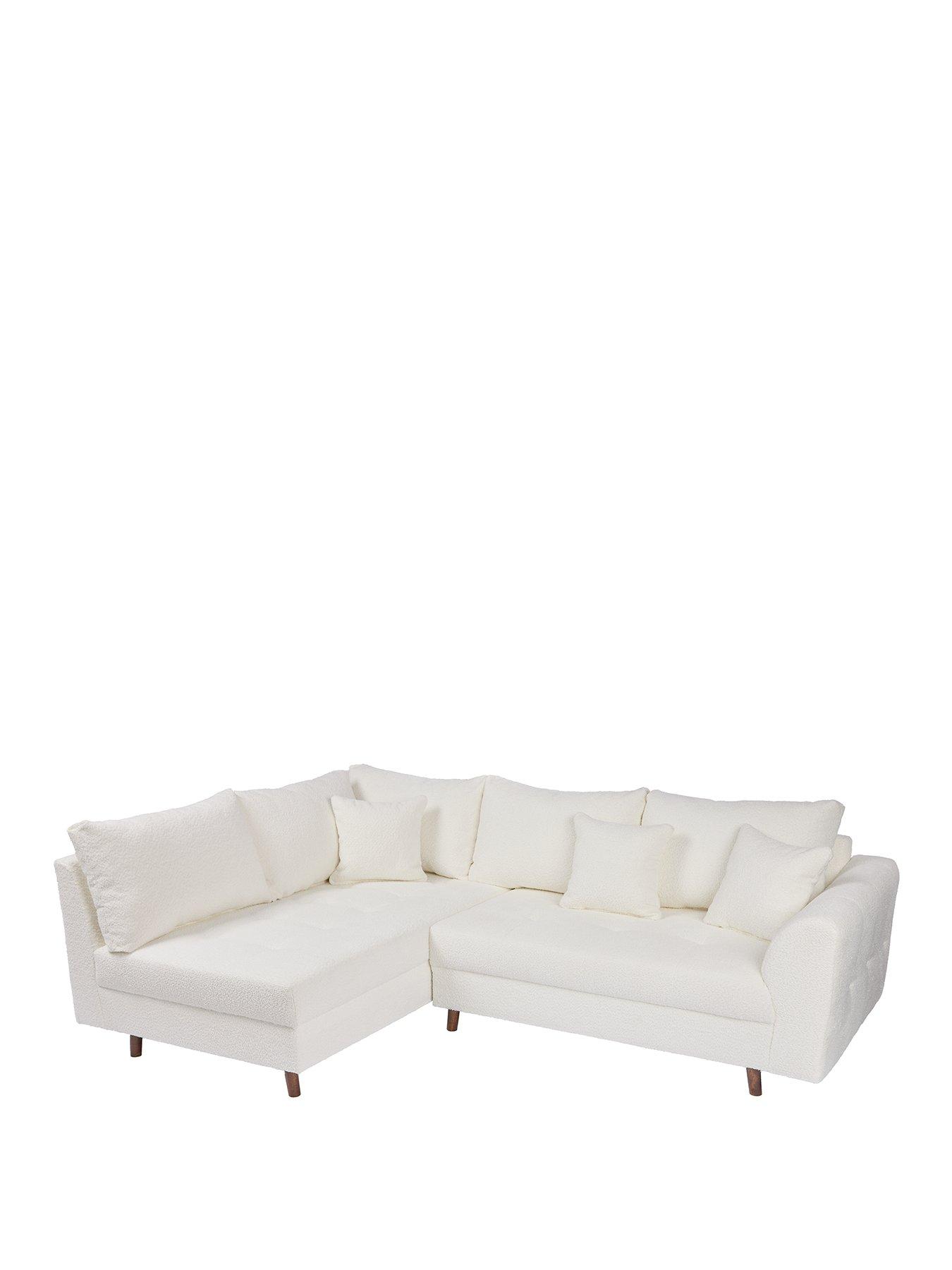  image of very-home-runenbspfabric-left-hand-cornernbspsofa-cream-fscreg-certified
