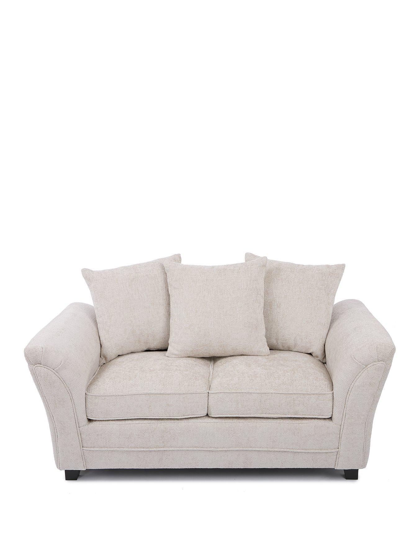 Image 2 of 7 of The Very Collection Dury Chunky Weave 2 Seater Scatterback Sofa - Natural - FSC&reg; Certified