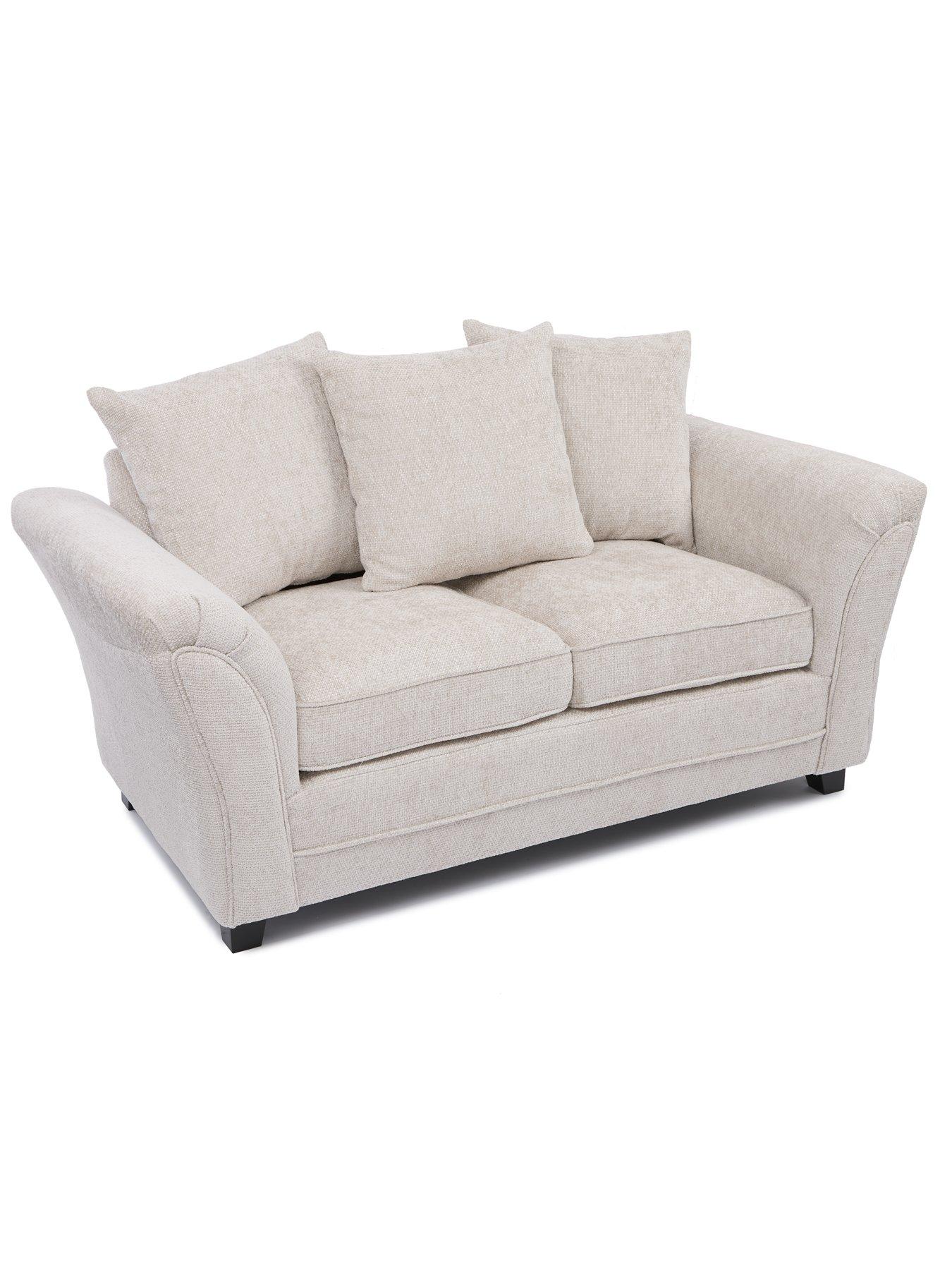 Image 3 of 7 of The Very Collection Dury Chunky Weave 2 Seater Scatterback Sofa - Natural - FSC&reg; Certified
