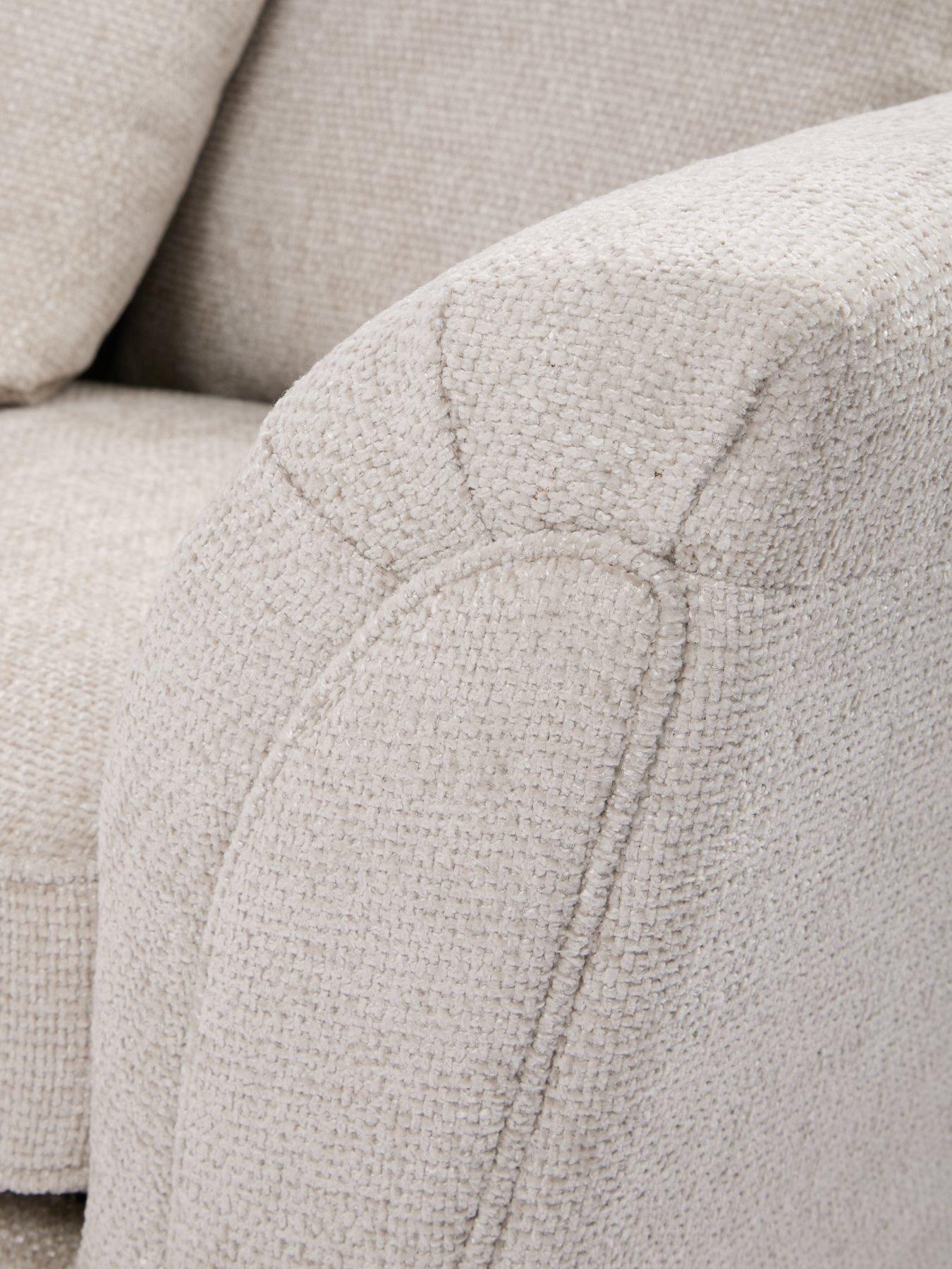 Image 5 of 7 of The Very Collection Dury Chunky Weave 2 Seater Scatterback Sofa - Natural - FSC&reg; Certified