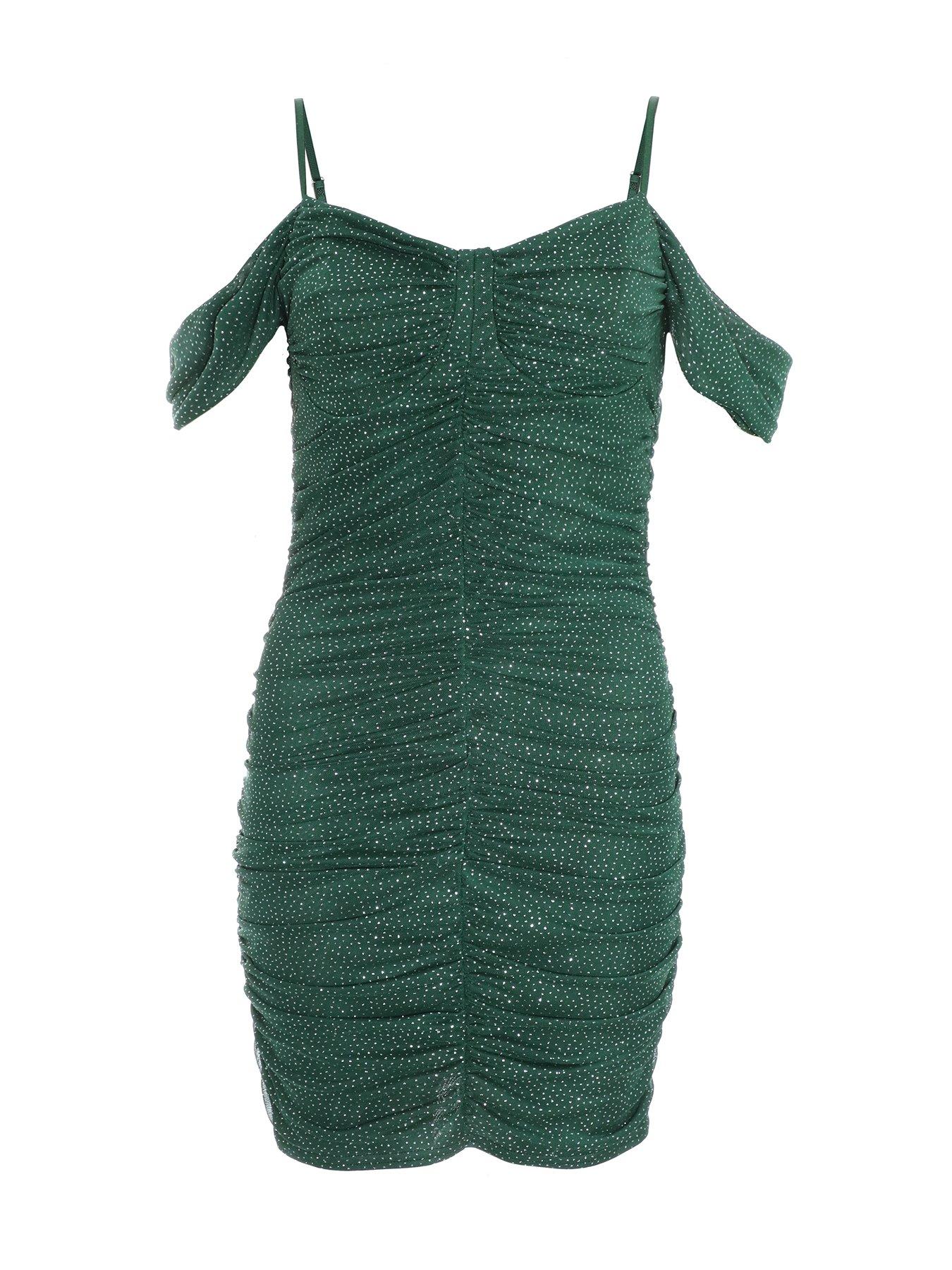 folkster forest green dress Camila Gown main image 0