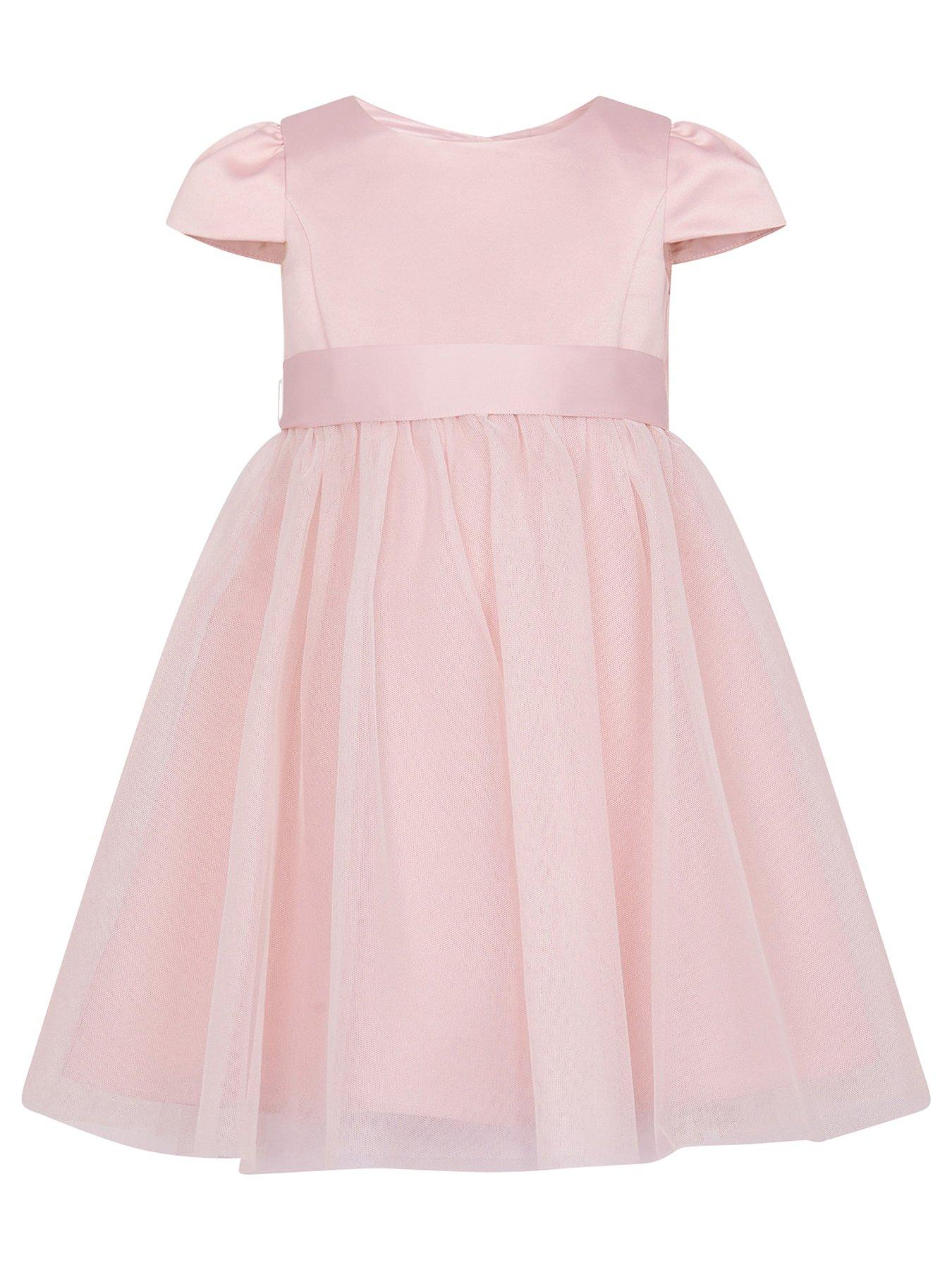 undefined Baby Girls Tulle Bridesmaid Dress - Pink