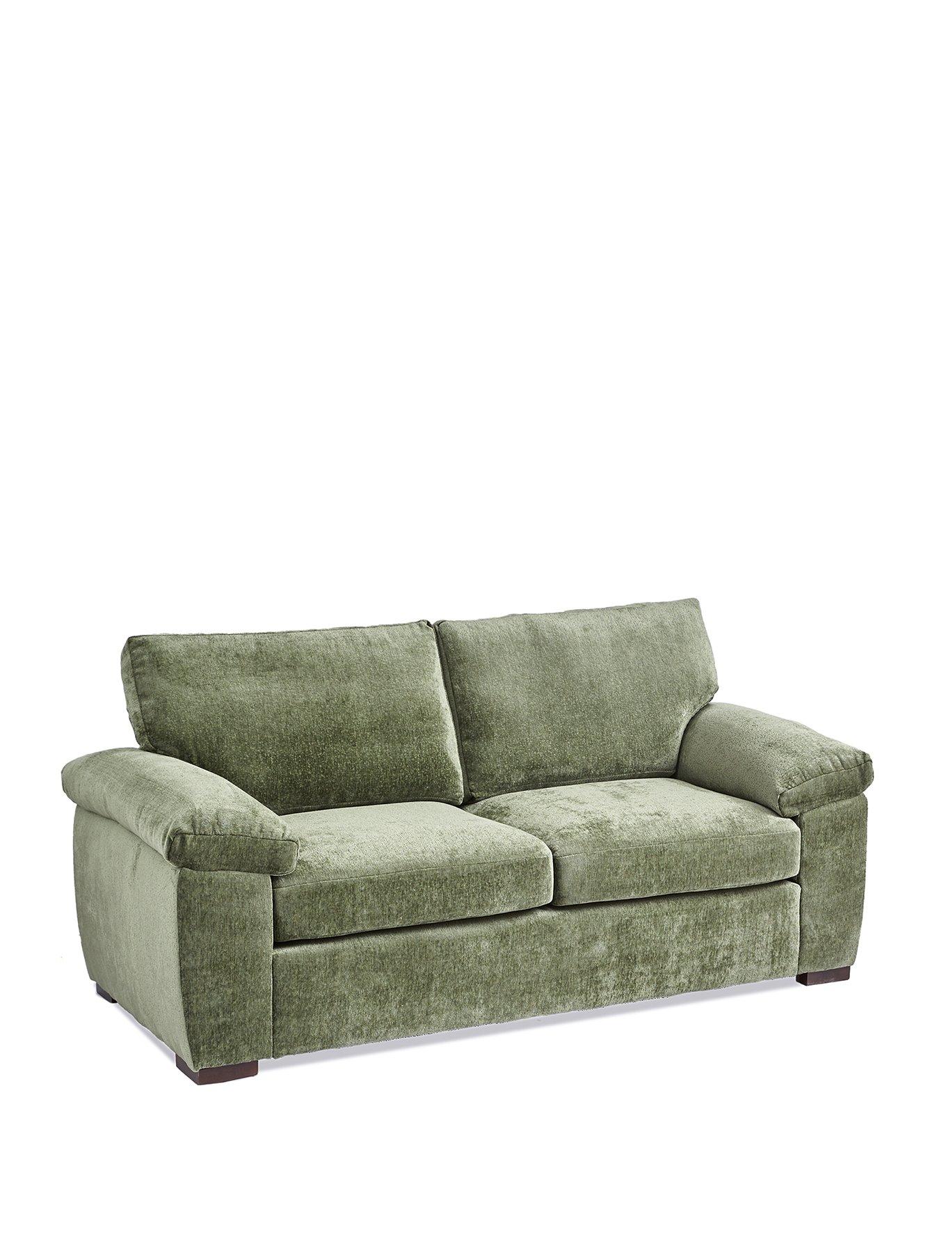  image of very-home-salerno-standard-2-seater-fabric-sofa--nbspgreennbsp--fscreg-certified