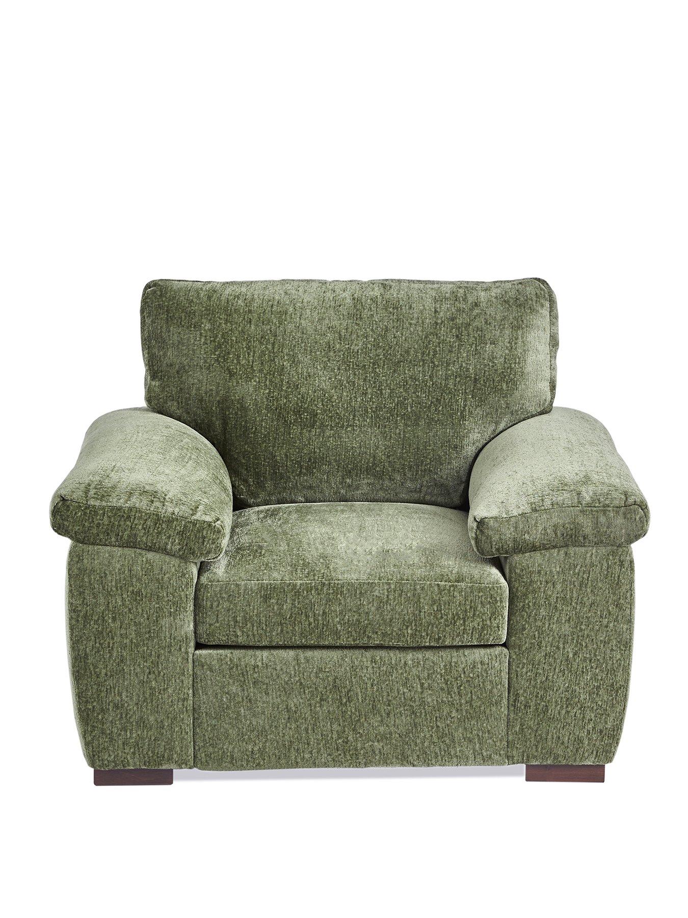 Image 2 of 7 of Very Home Salerno Chair - Olive Green - FSC&reg; Certified