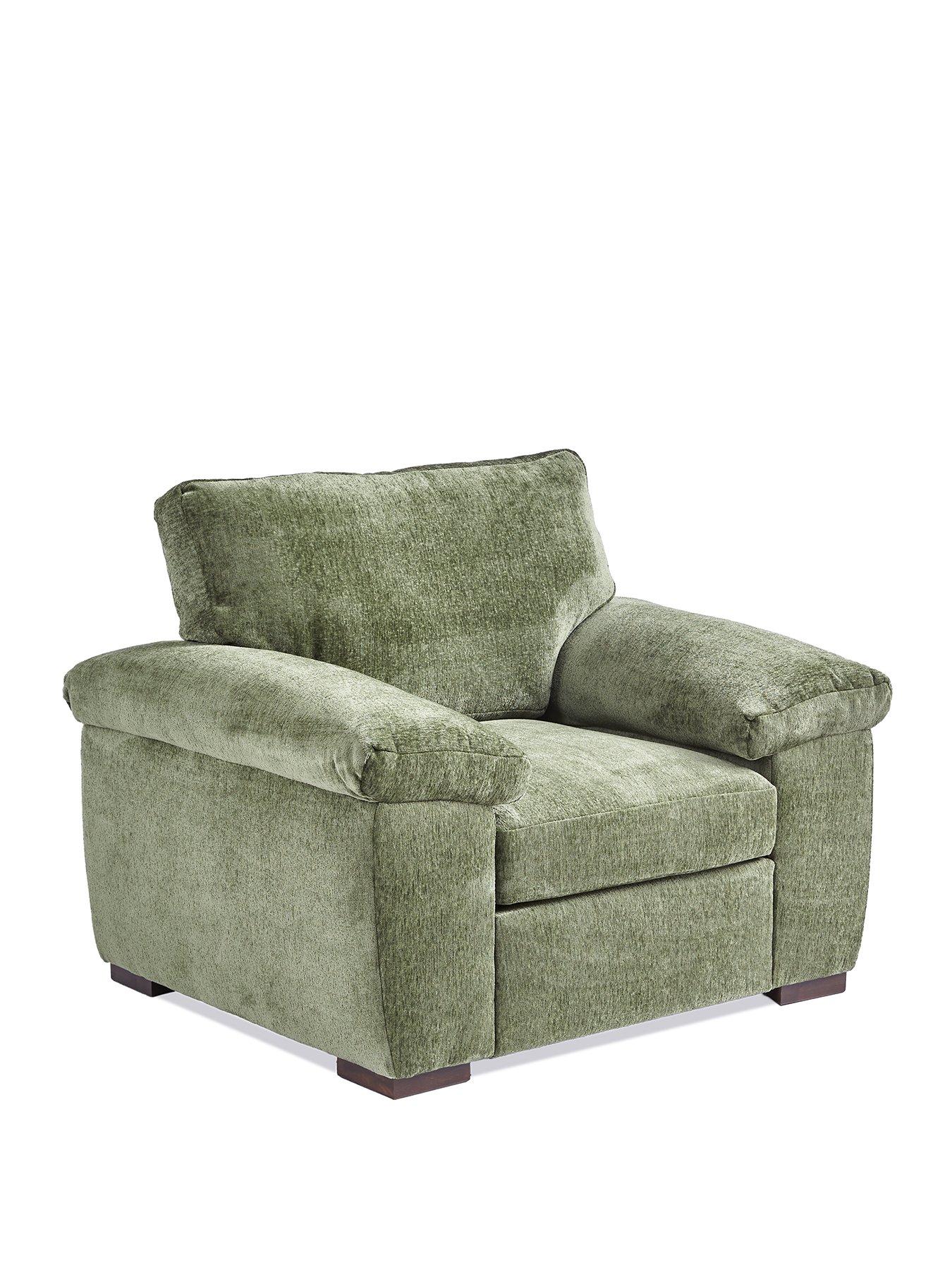 Image 3 of 7 of Very Home Salerno Chair - Olive Green - FSC&reg; Certified