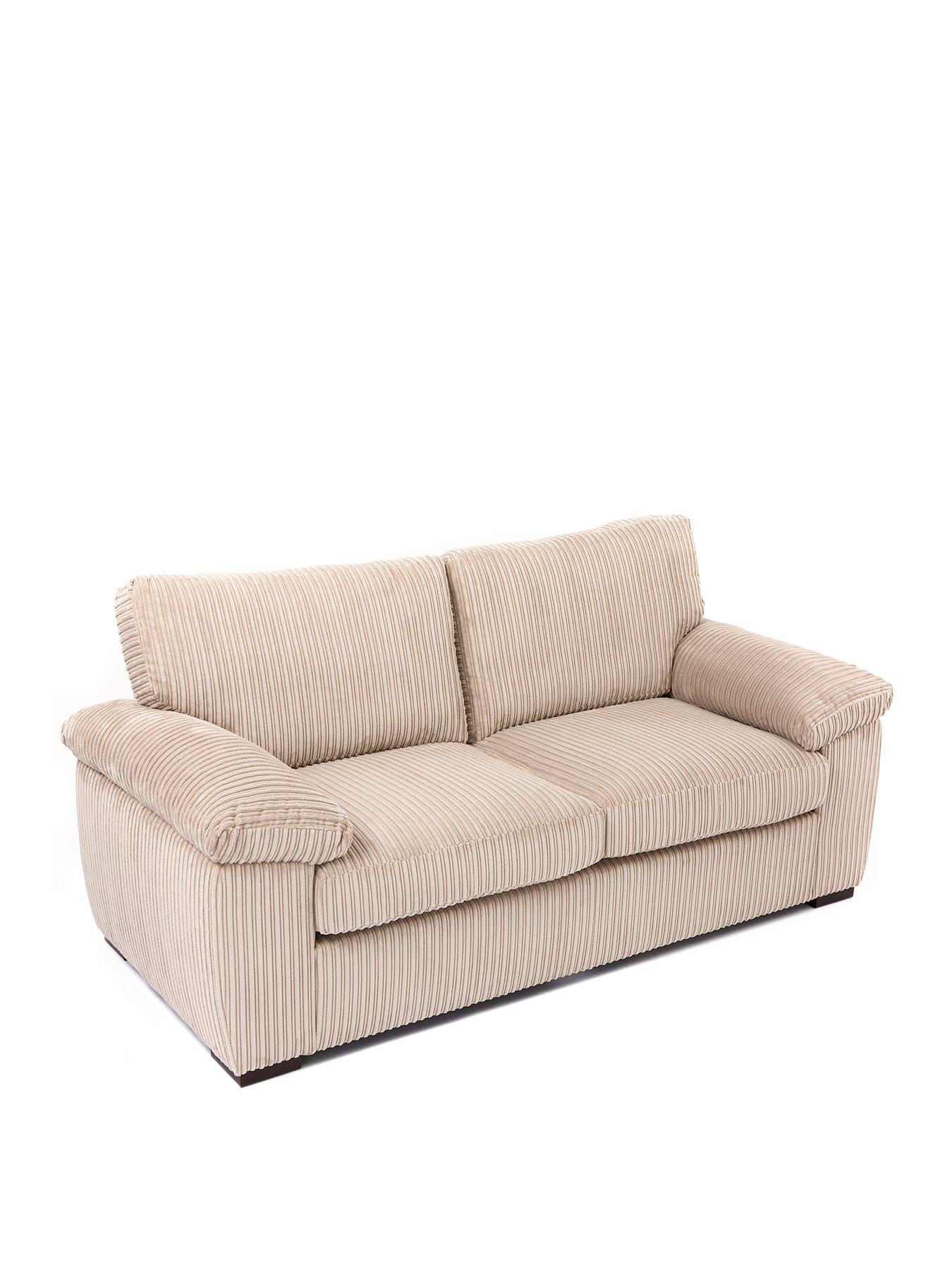  image of very-home-amalfi-standard-back-2-seater-fabric-sofa-cream-fscreg-certified