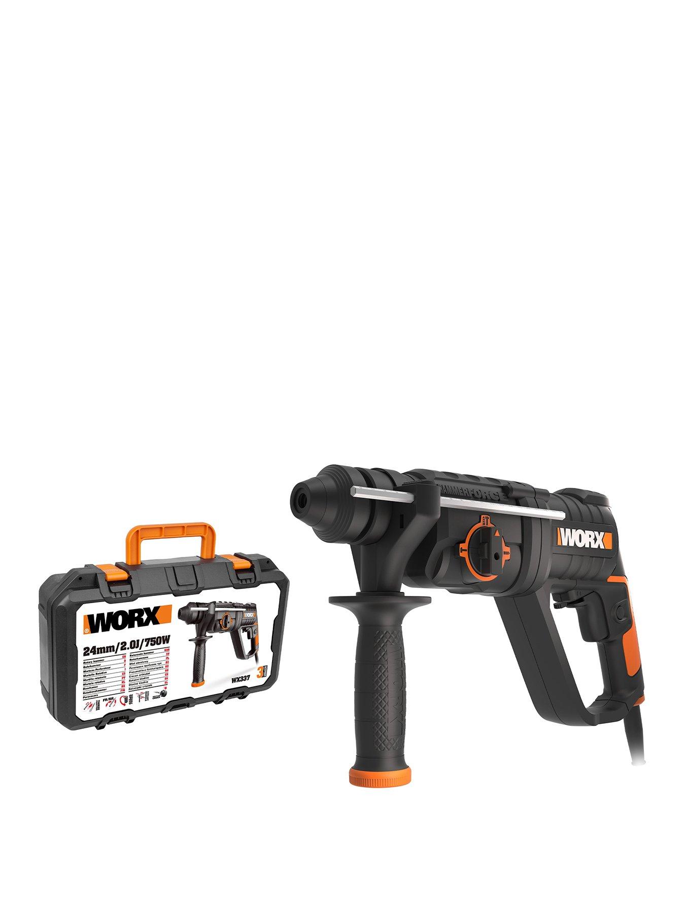 undefined 750W 24mm Electric Corded Rotary Hammer Drill with Carry Case