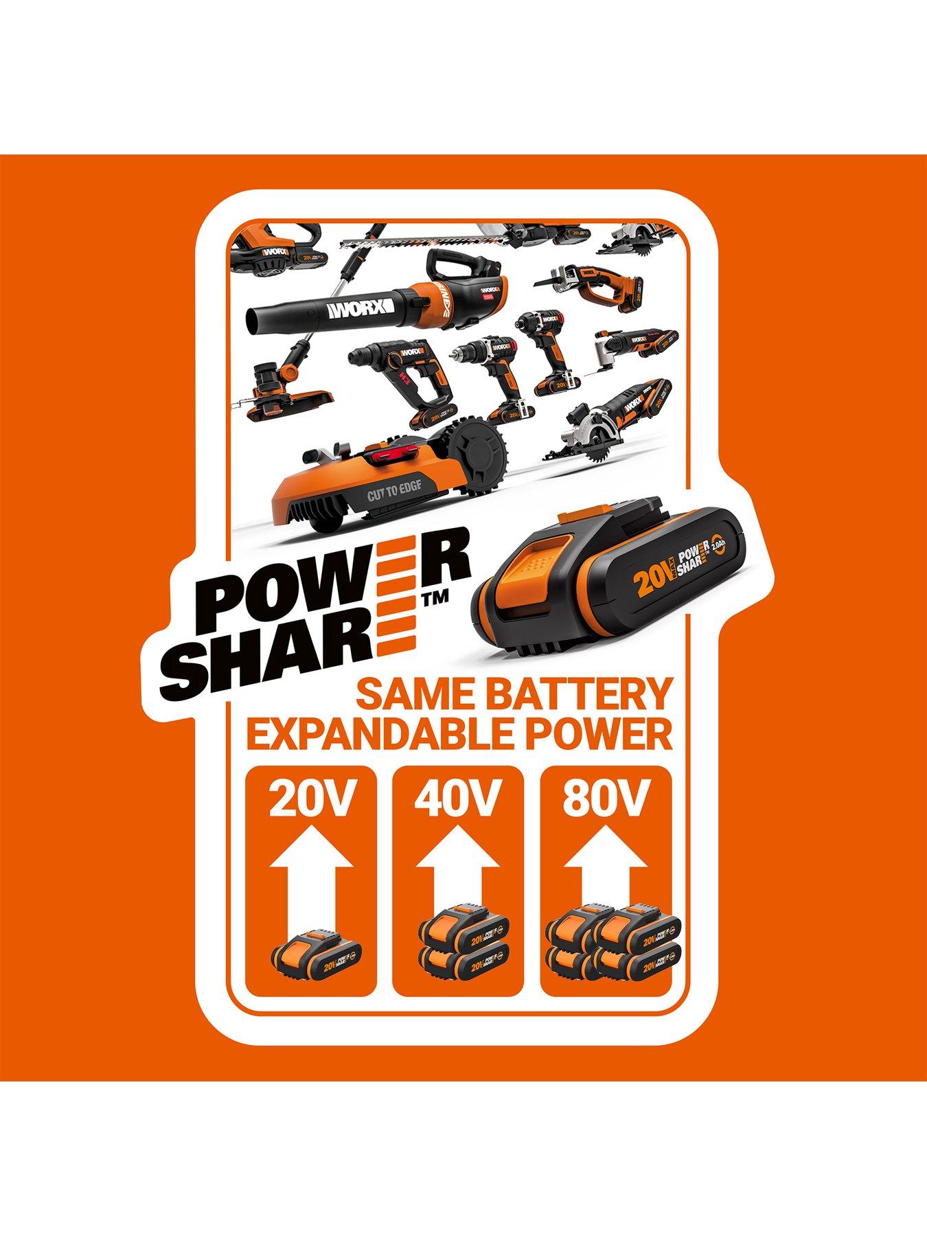 image of worx-20v-20ah-powershare-battery-with-indicator