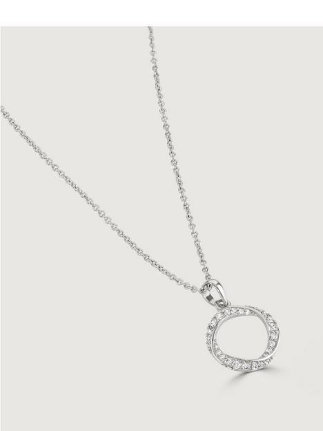 buckley-london-rhodium-viennese-hoop-necklace