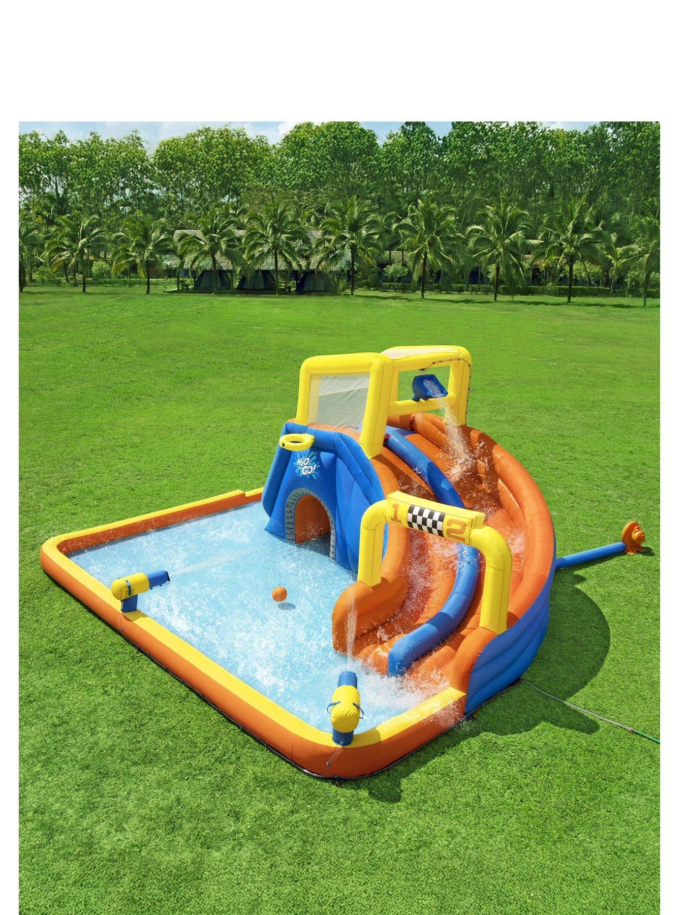 Image 1 of 7 of Bestway Super Speedway Mega Inflatable Water Park Pool