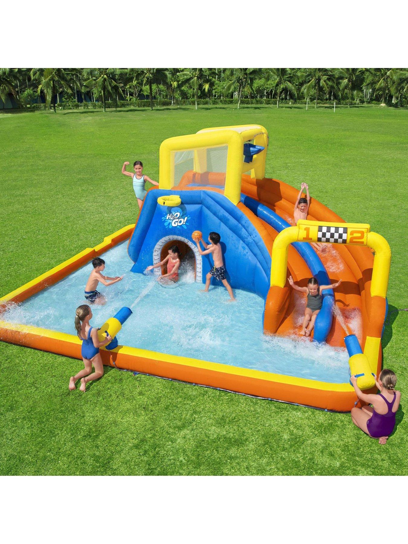 Image 3 of 7 of Bestway Super Speedway Mega Inflatable Water Park Pool