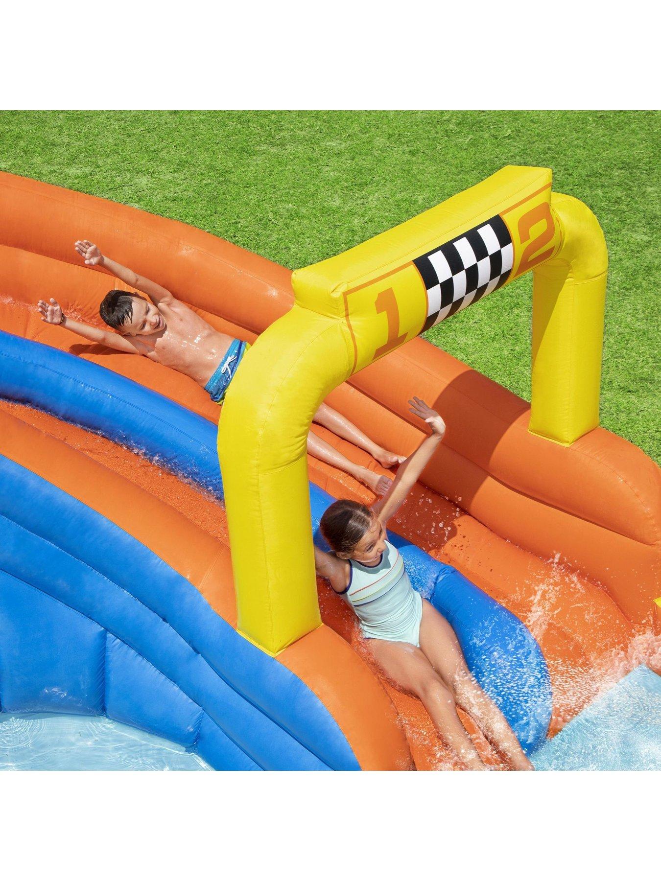 Image 5 of 7 of Bestway Super Speedway Mega Inflatable Water Park Pool