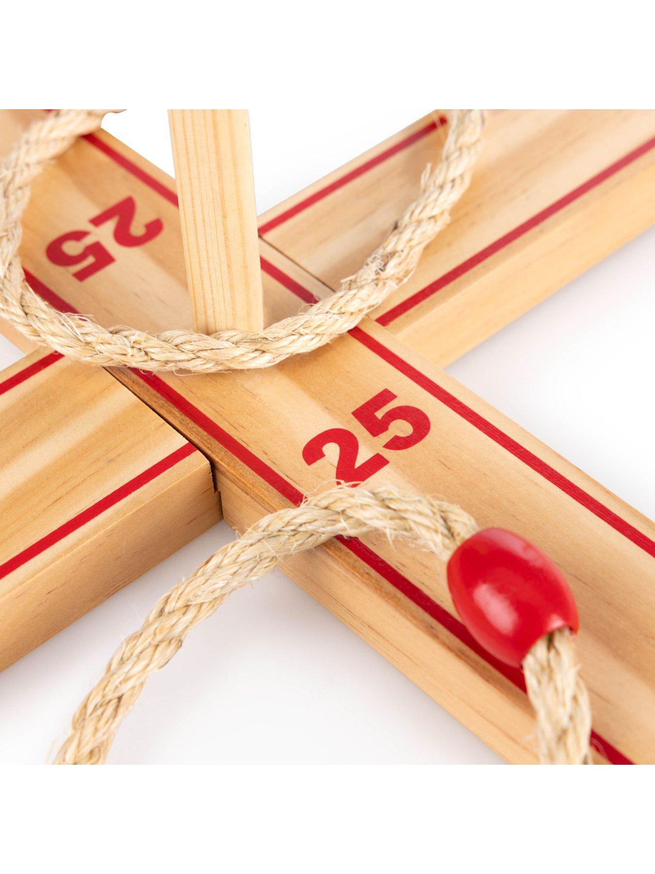 Image 4 of 6 of Grasshopper Games Ring Toss Wooden Garden Set