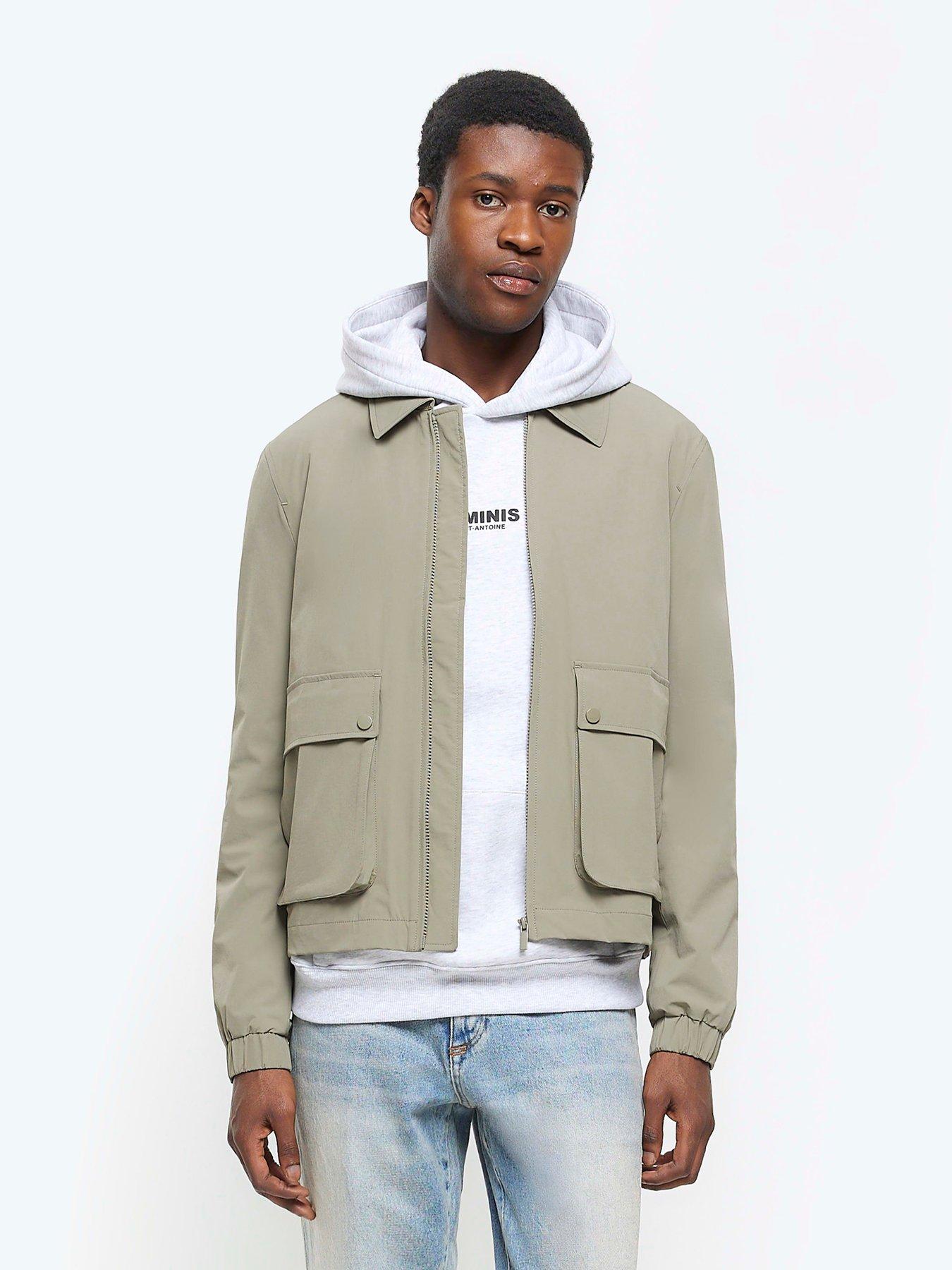 Stretch Harrington Jacket Green