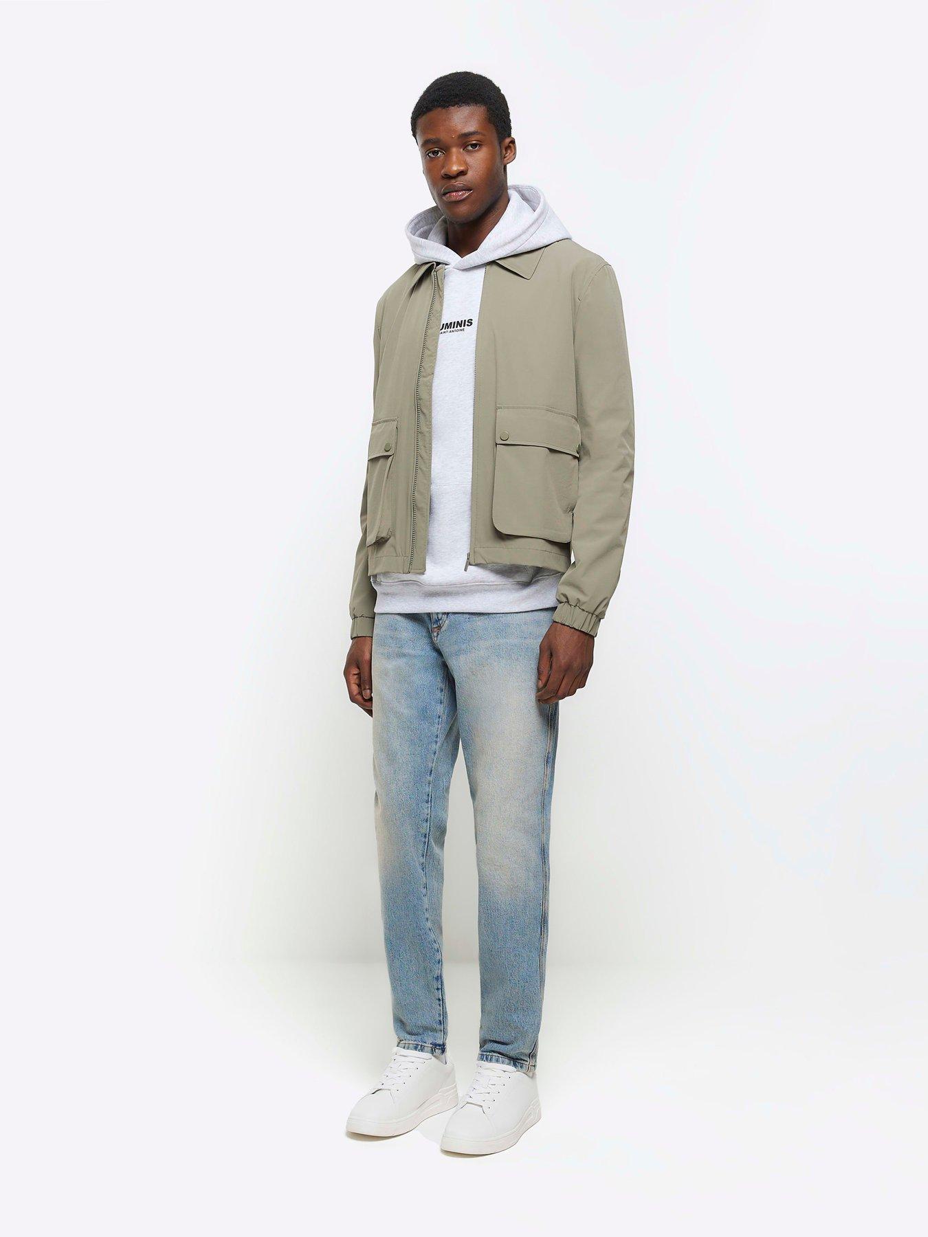 Stretch harrington outlet jacket