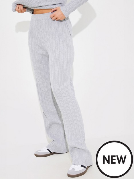in-the-style-rib-knitted-co-ord-trouser
