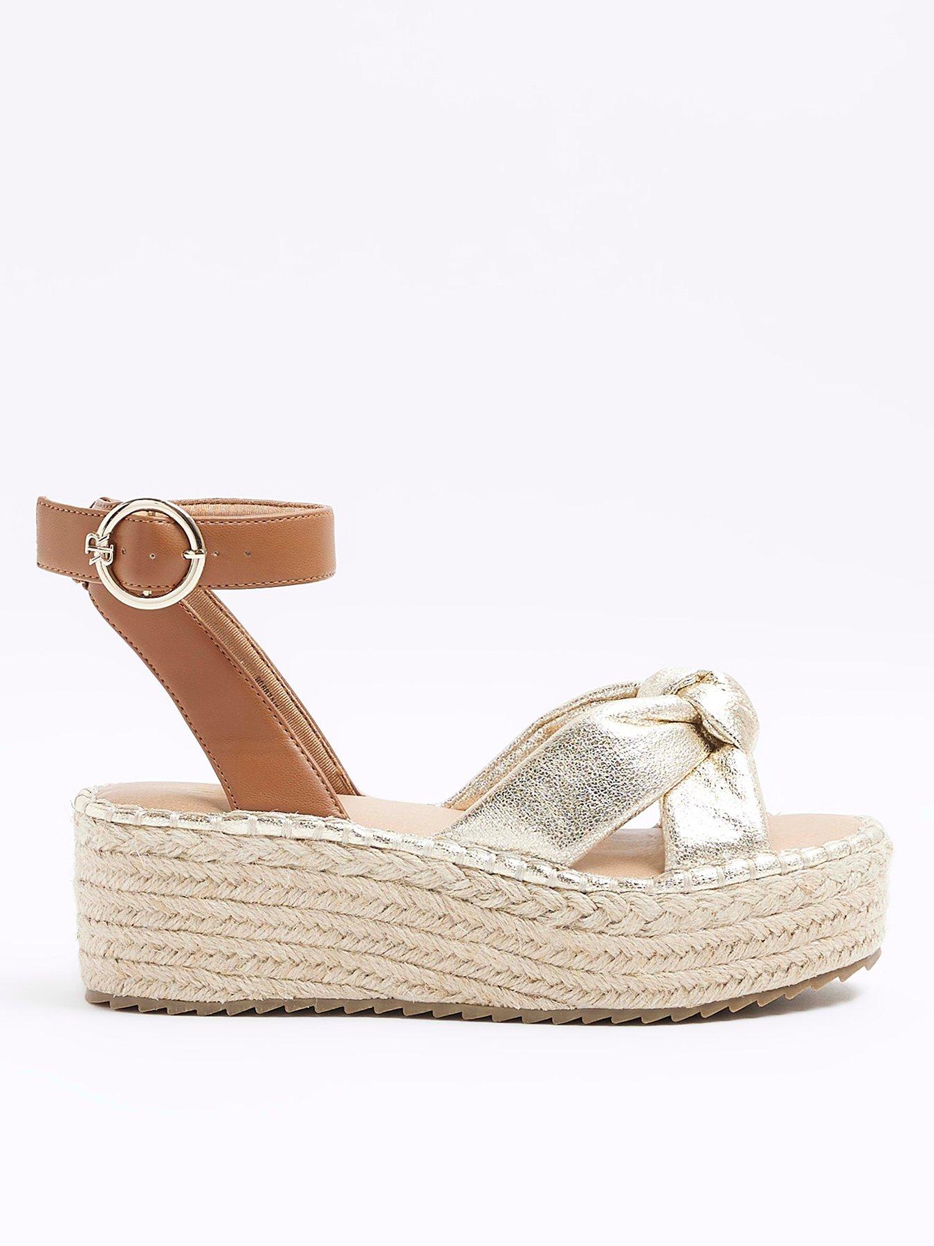 River island best sale eyelet sandals