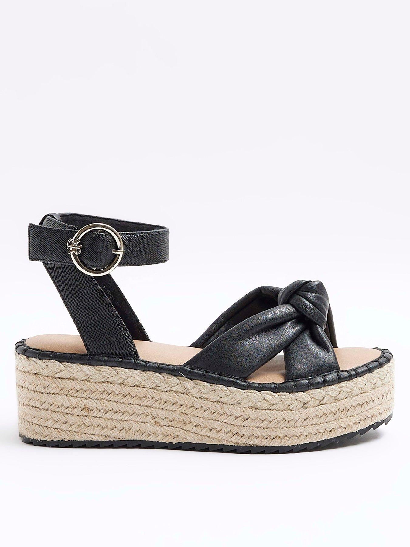 River island eyelet store sandals