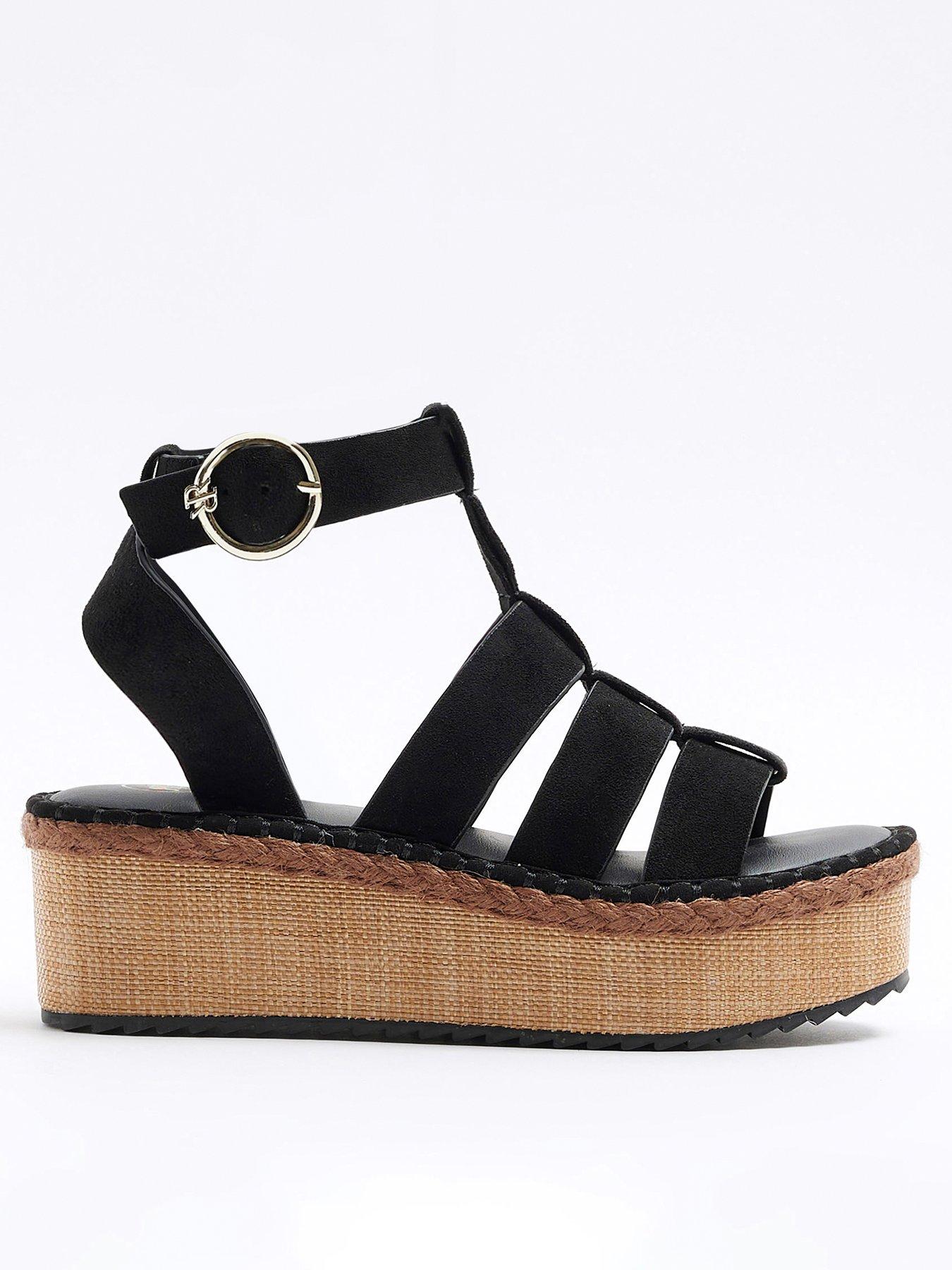 River island discount wide fit wedges