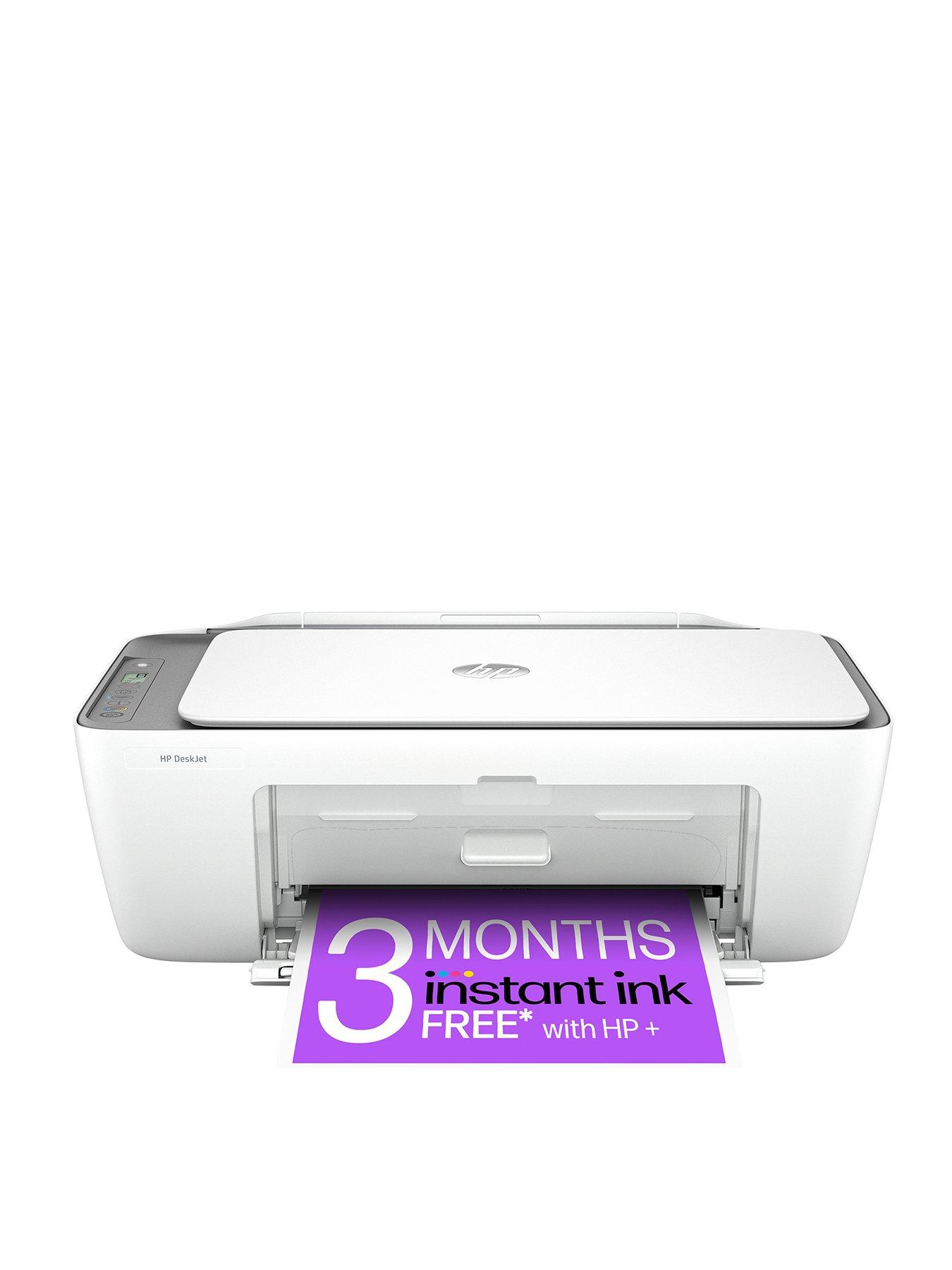 HP DeskJet 2820e All-in-One Wireless Colour Printer with 3 months of Instant Ink Included with HP+ - Cement