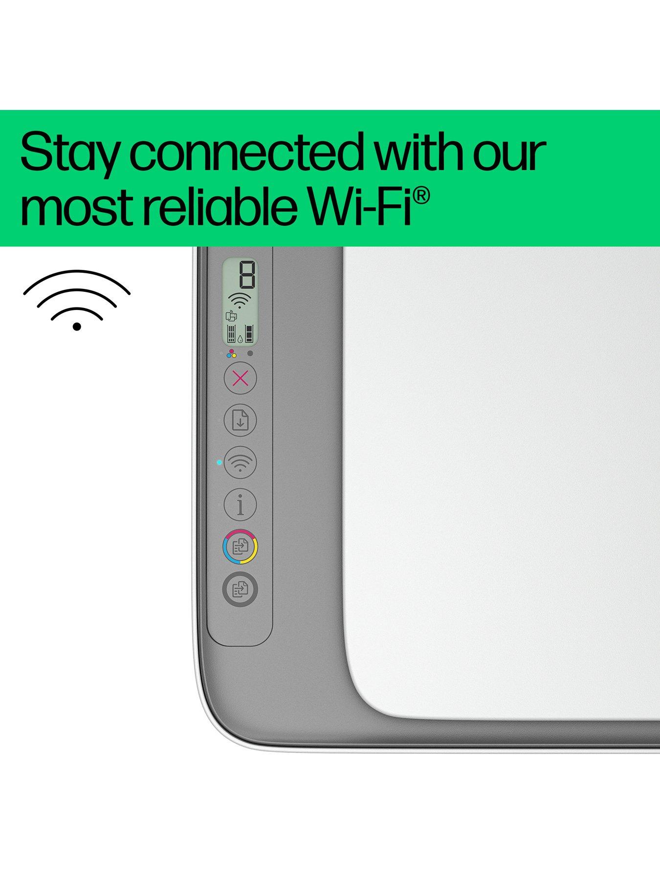 Image 7 of 8 of HP DeskJet 2820e All-in-One Wireless Colour Printer with 3 months of Instant Ink Included with HP+ - Cement