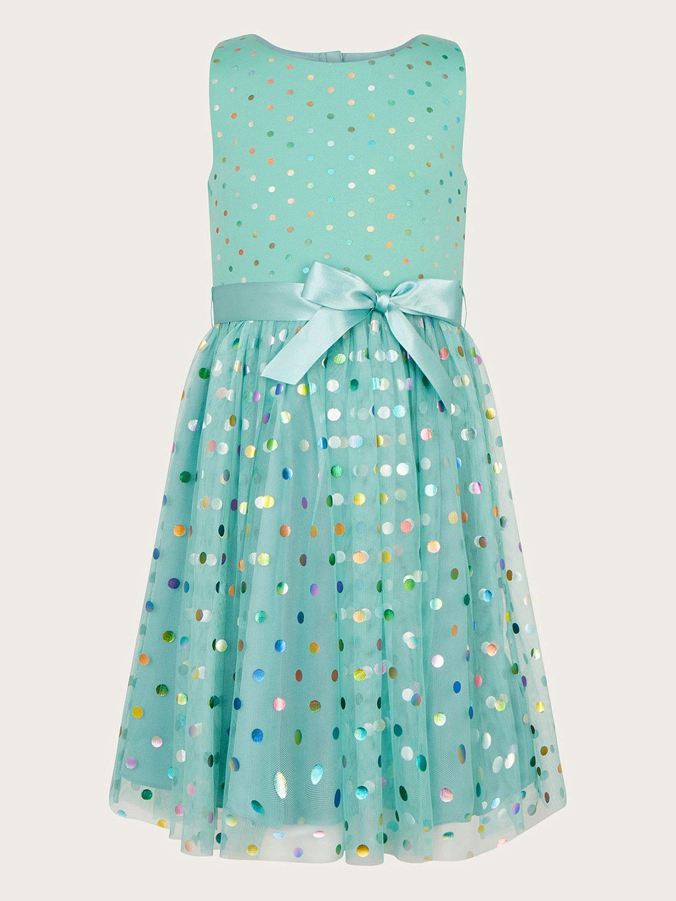 Girls spotty outlet dress