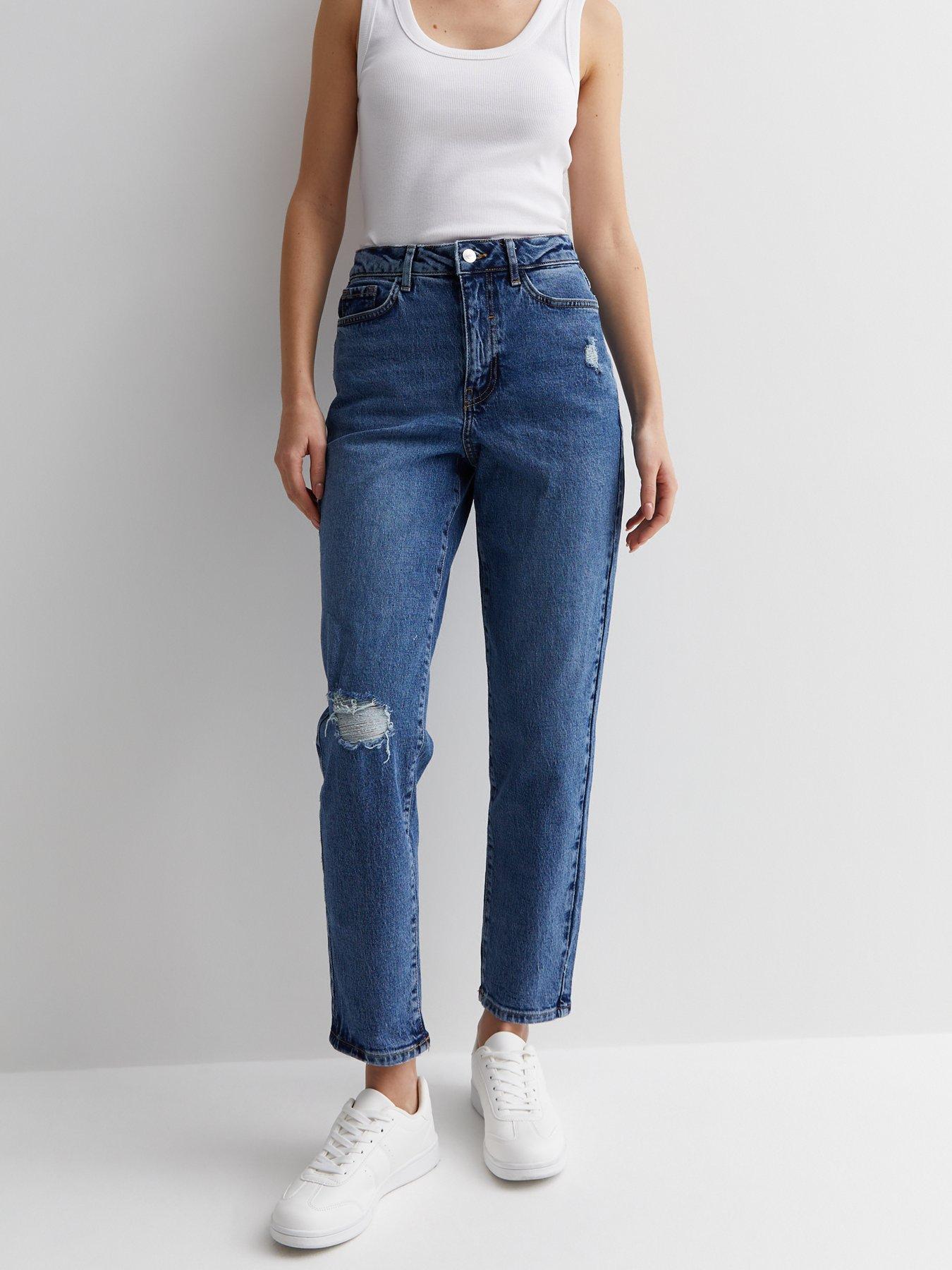 New look ripped mom hot sale jeans