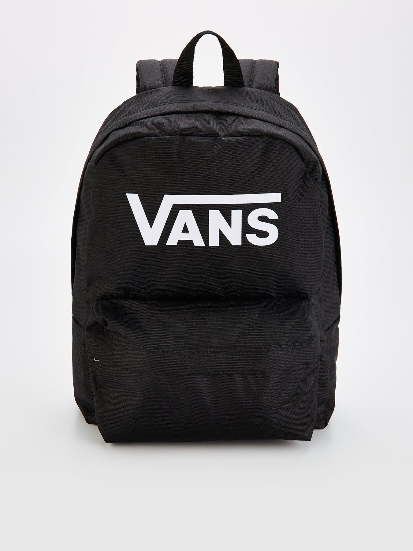  image of vans-old-skool-print-backpack-black