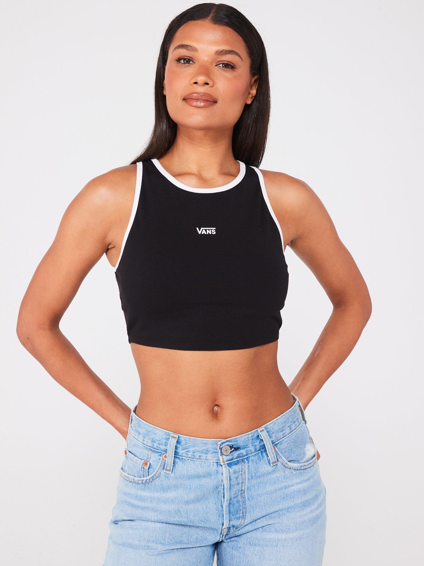 undefined Womens Longline Racerback Bralette - Black