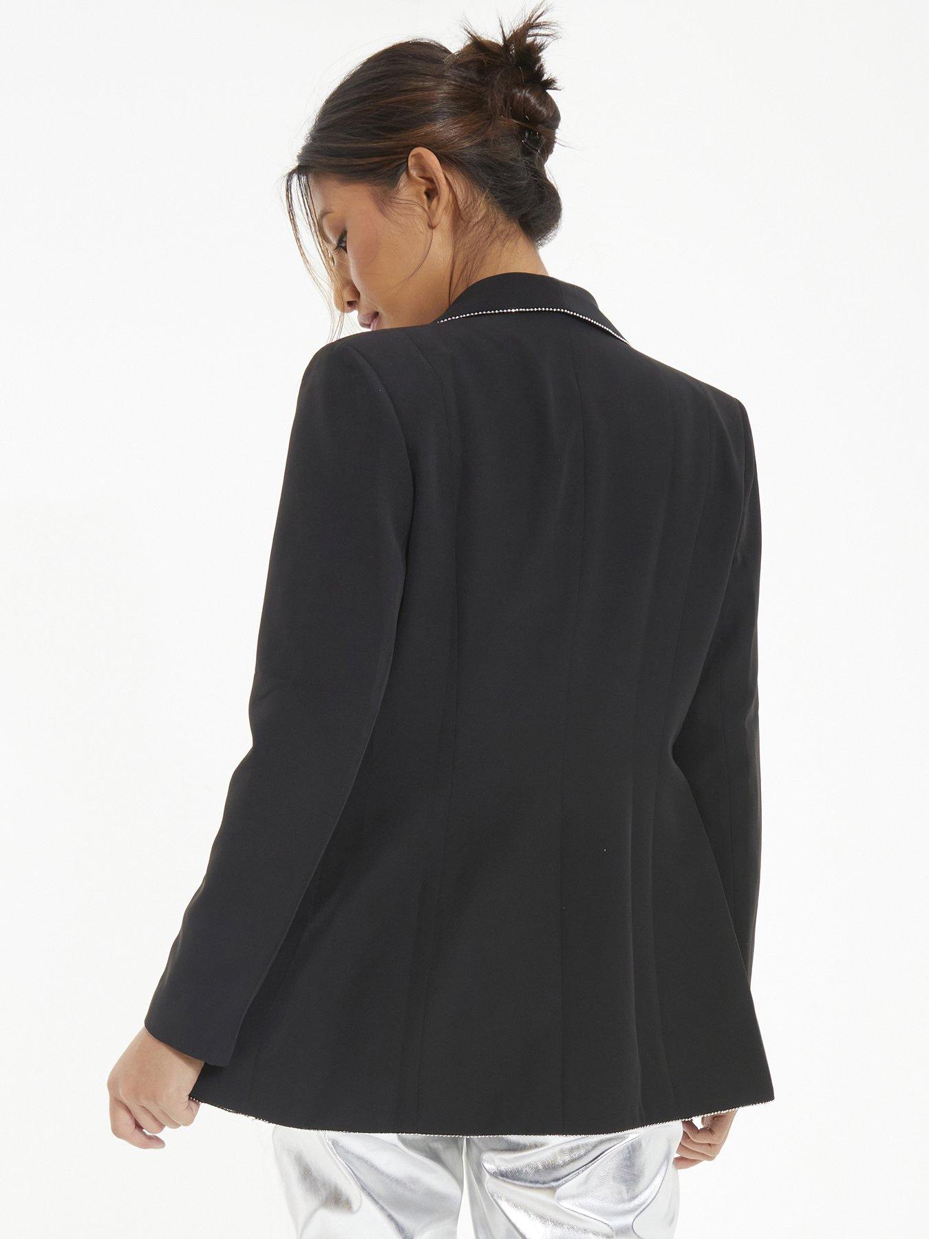 Quiz black blazer hot sale