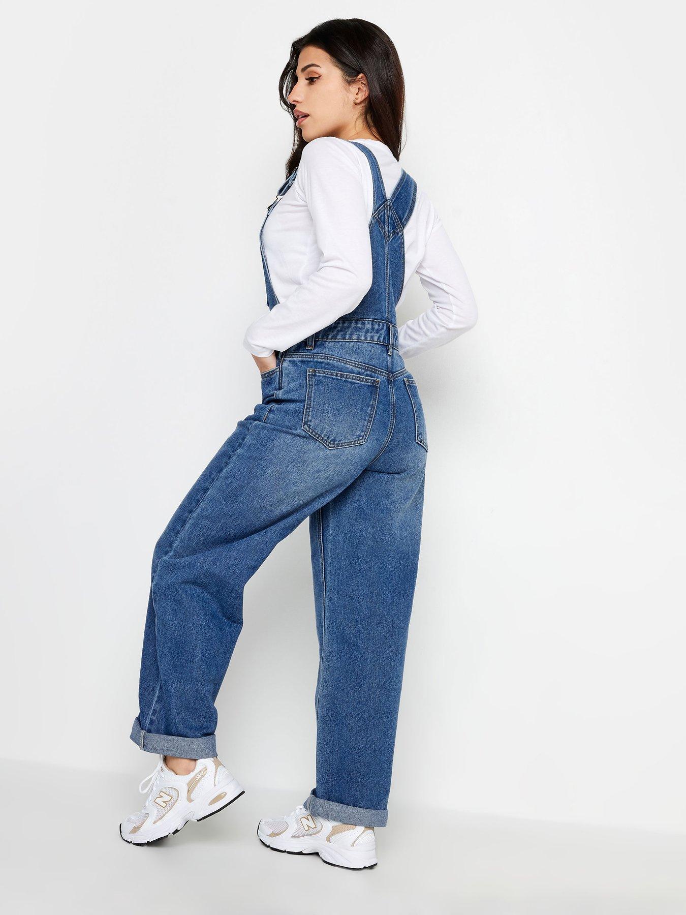 High deals waisted dungarees