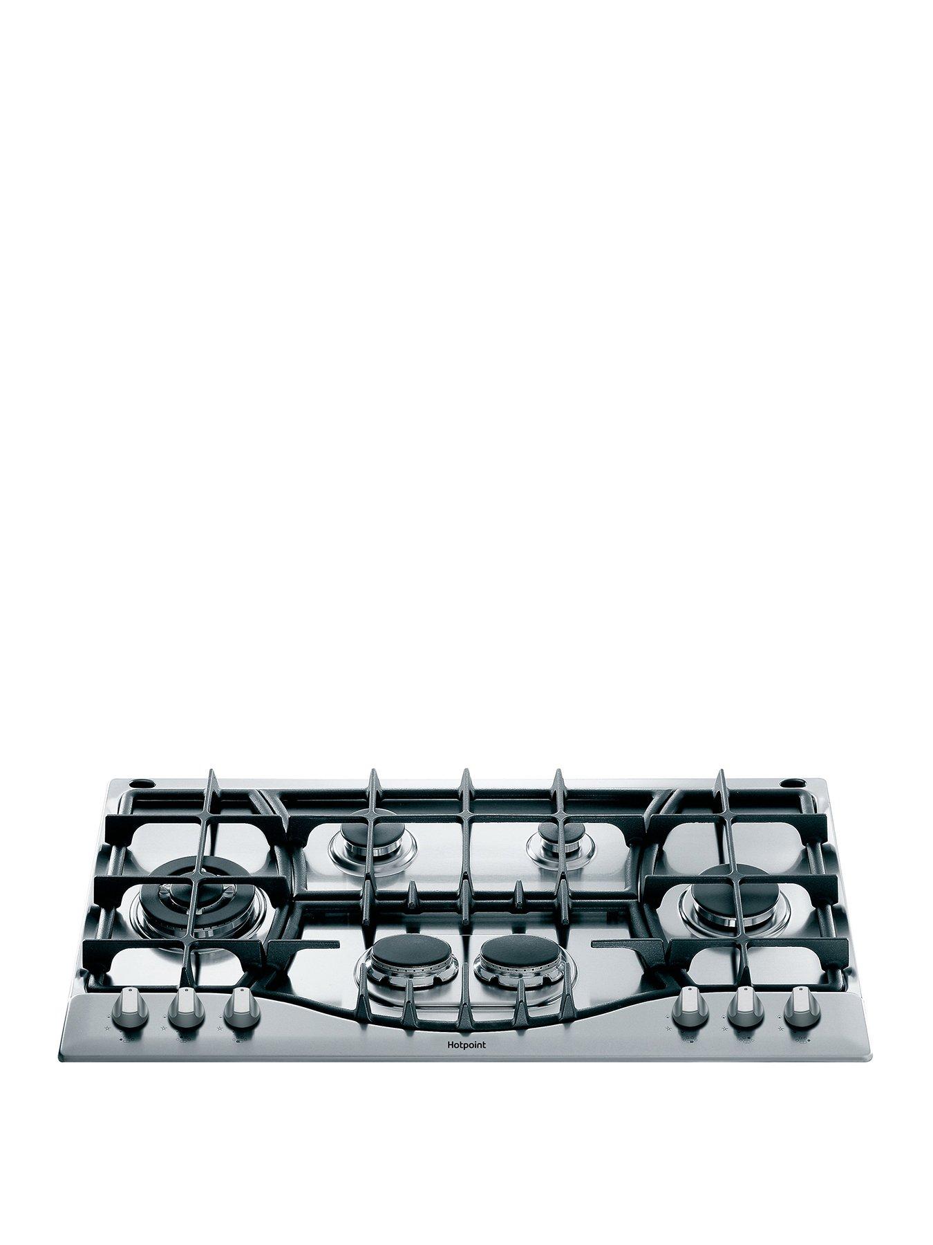 Hotpoint PHC961TSIXH 87cm Wide Intergrated Gas Hob - Stainless Steel