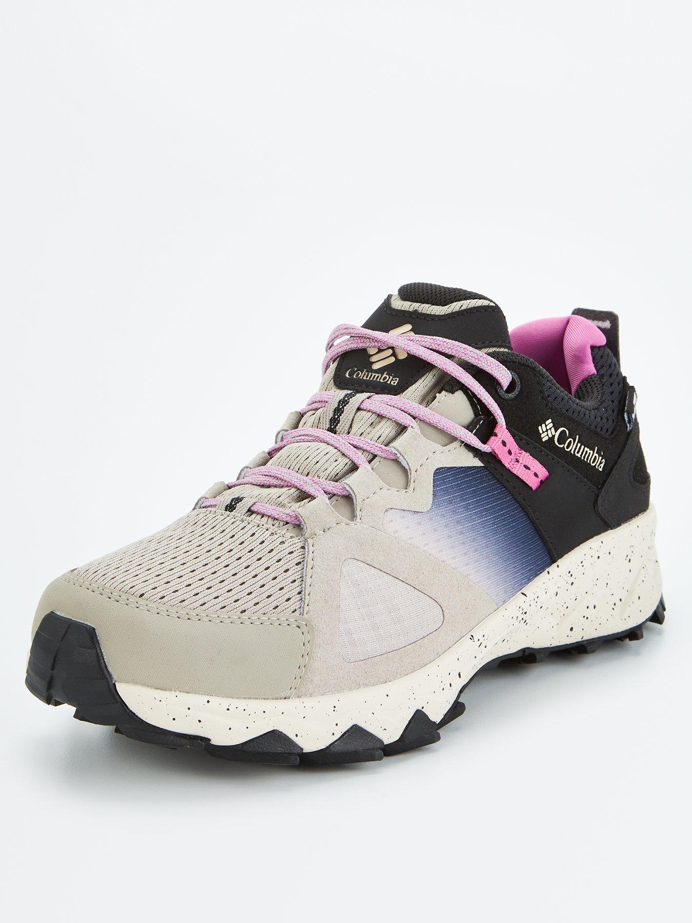 Image 2 of 6 of Columbia Womens Peakfreak Hera Outdry Waterproof Hiking Shoes - Grey/pink