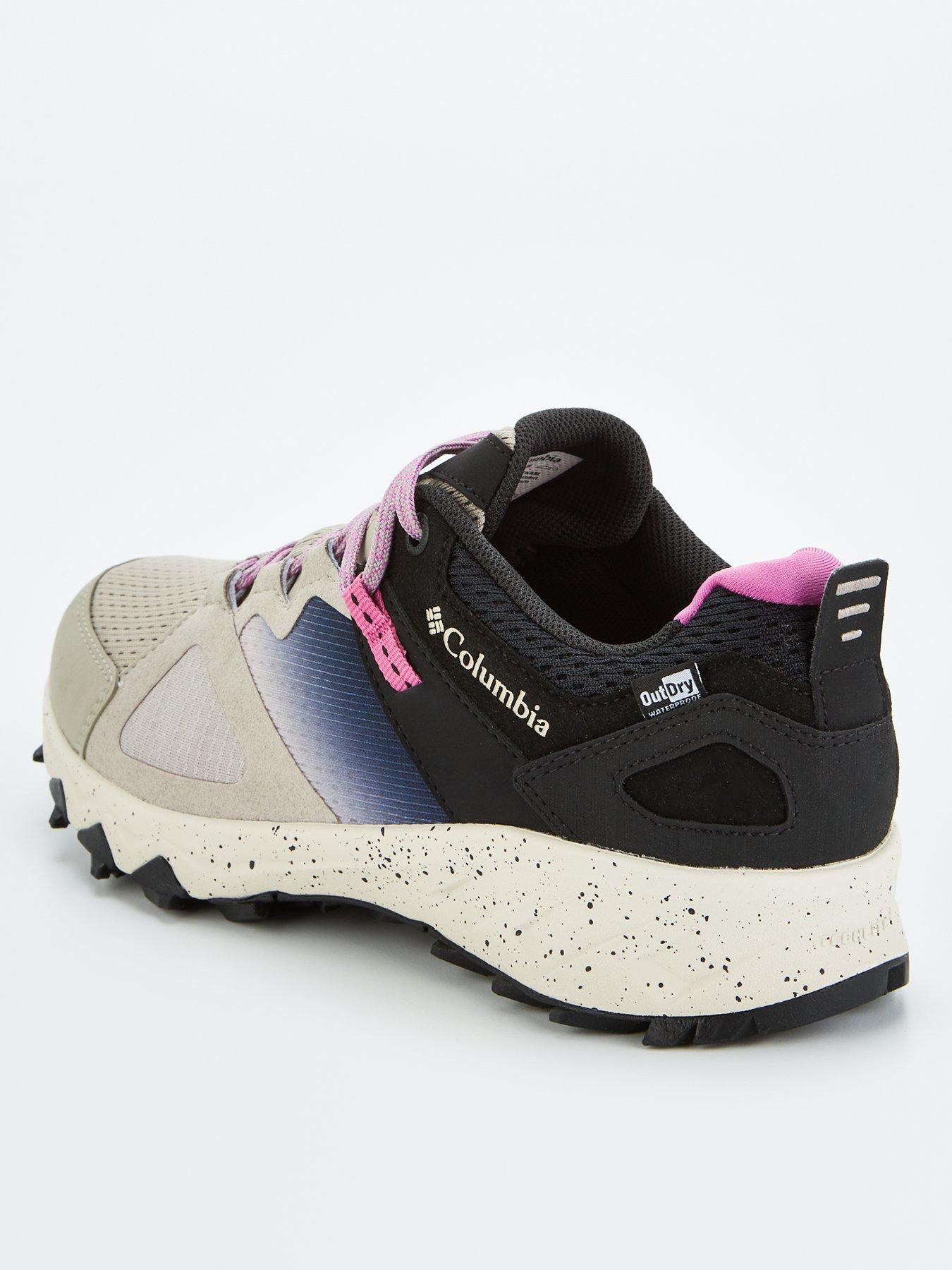 Image 3 of 6 of Columbia Womens Peakfreak Hera Outdry Waterproof Hiking Shoes - Grey/pink