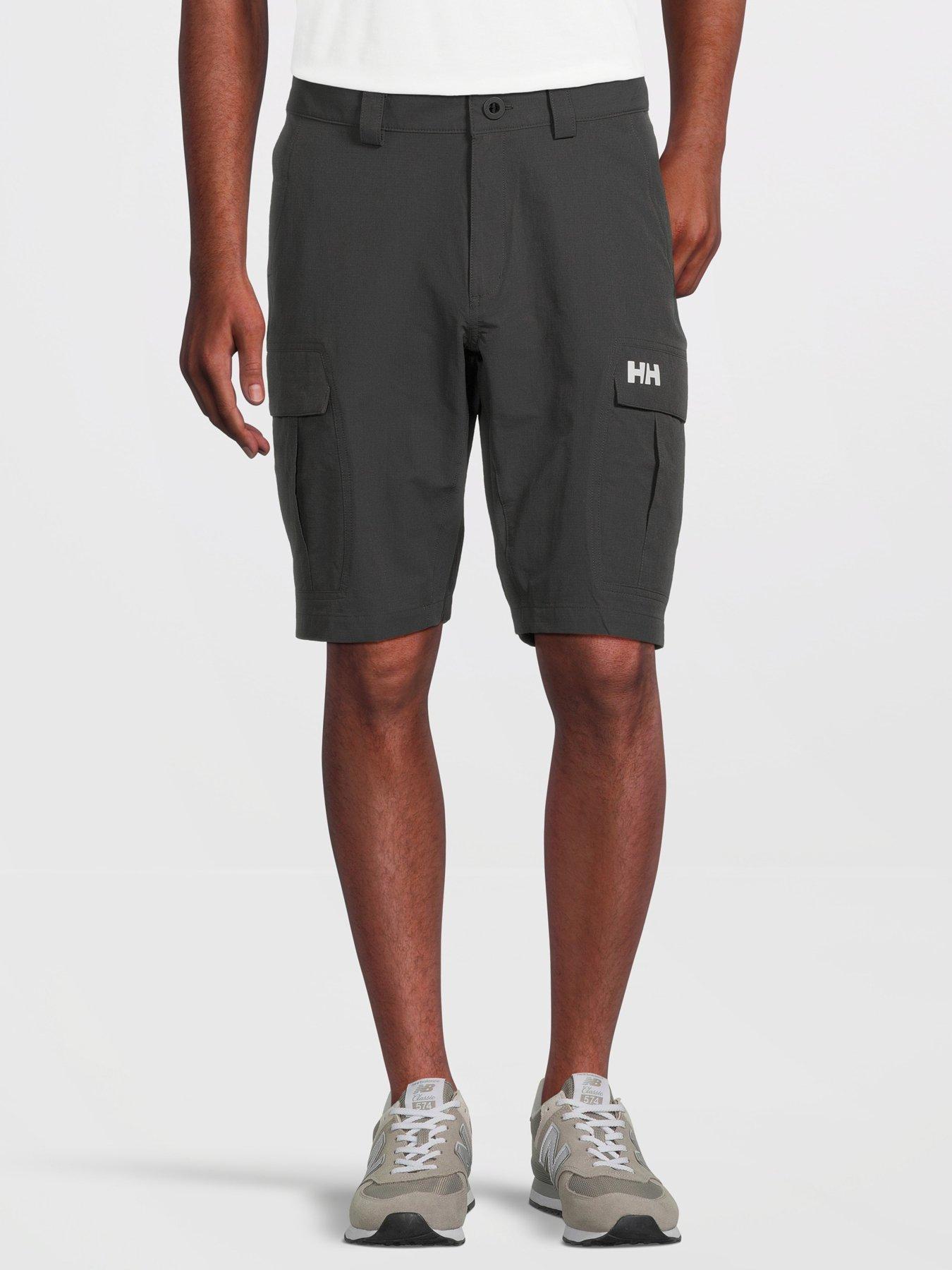 undefined Mens Quick Dry Cargo Shorts 11"  - Black
