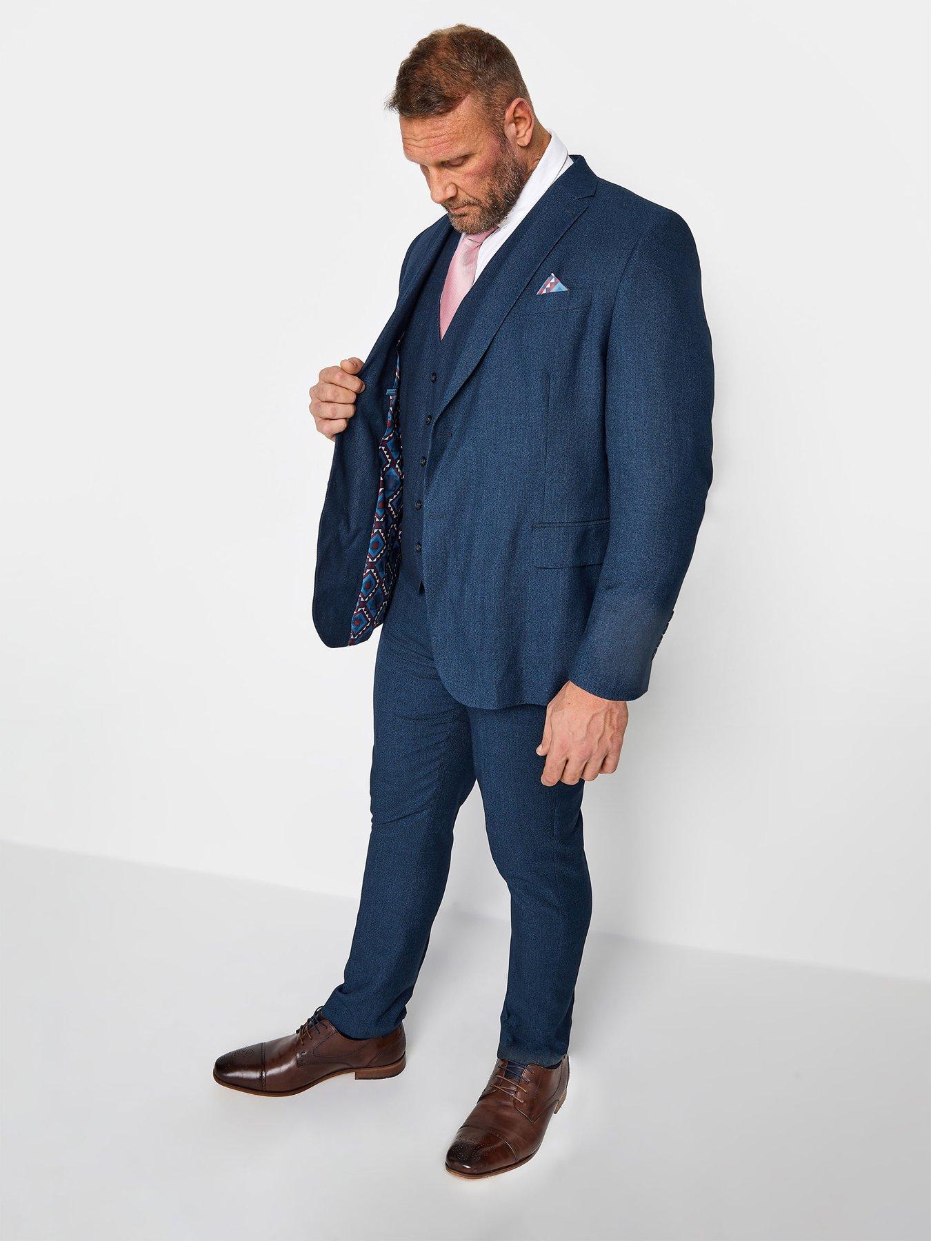  image of badrhino-wedding-trousers-blue