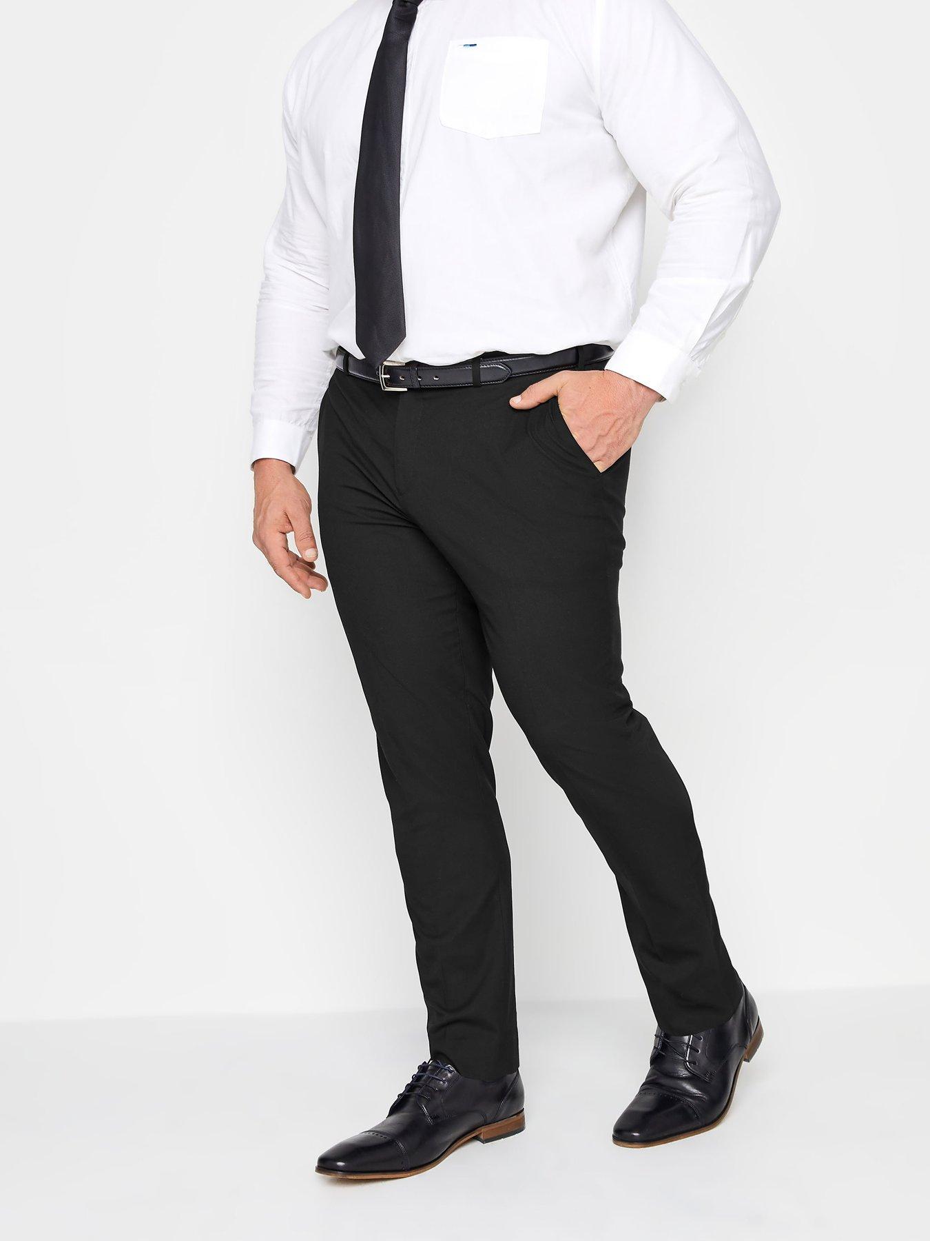 BadRhino Plain Suit Trousers - Black