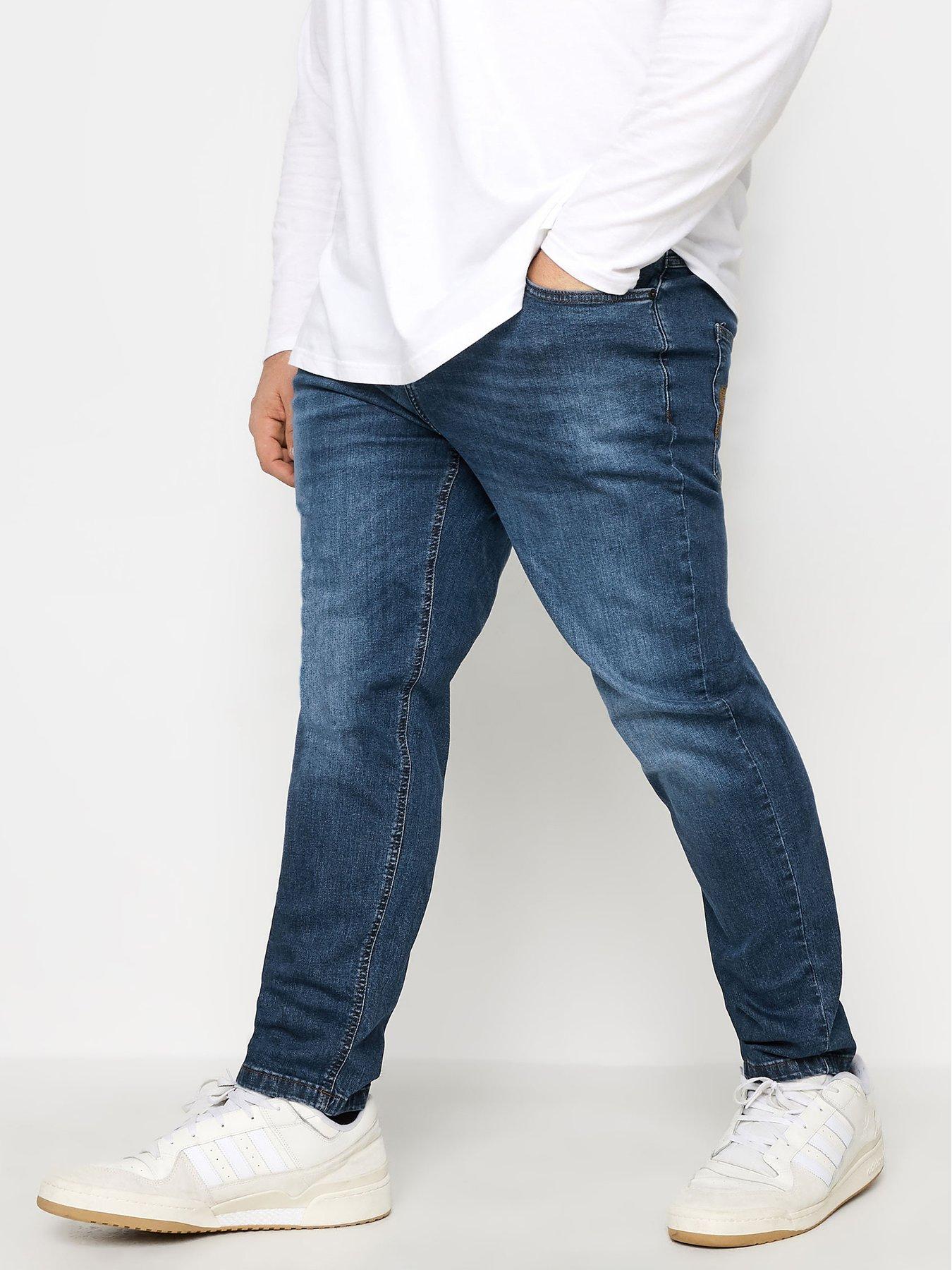 undefined Mid Rinse Denim Jeans - 32" Leg Length
